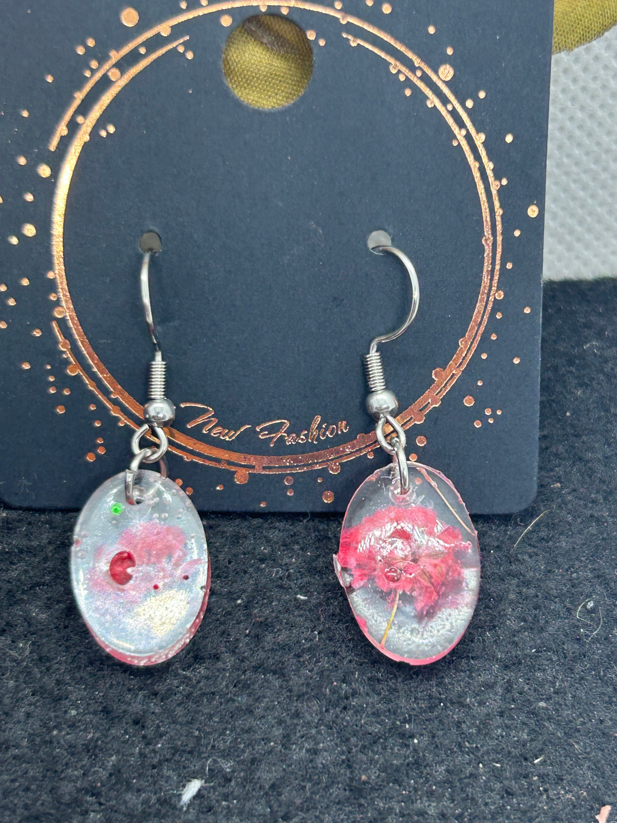 Small Dried Flower Earrings