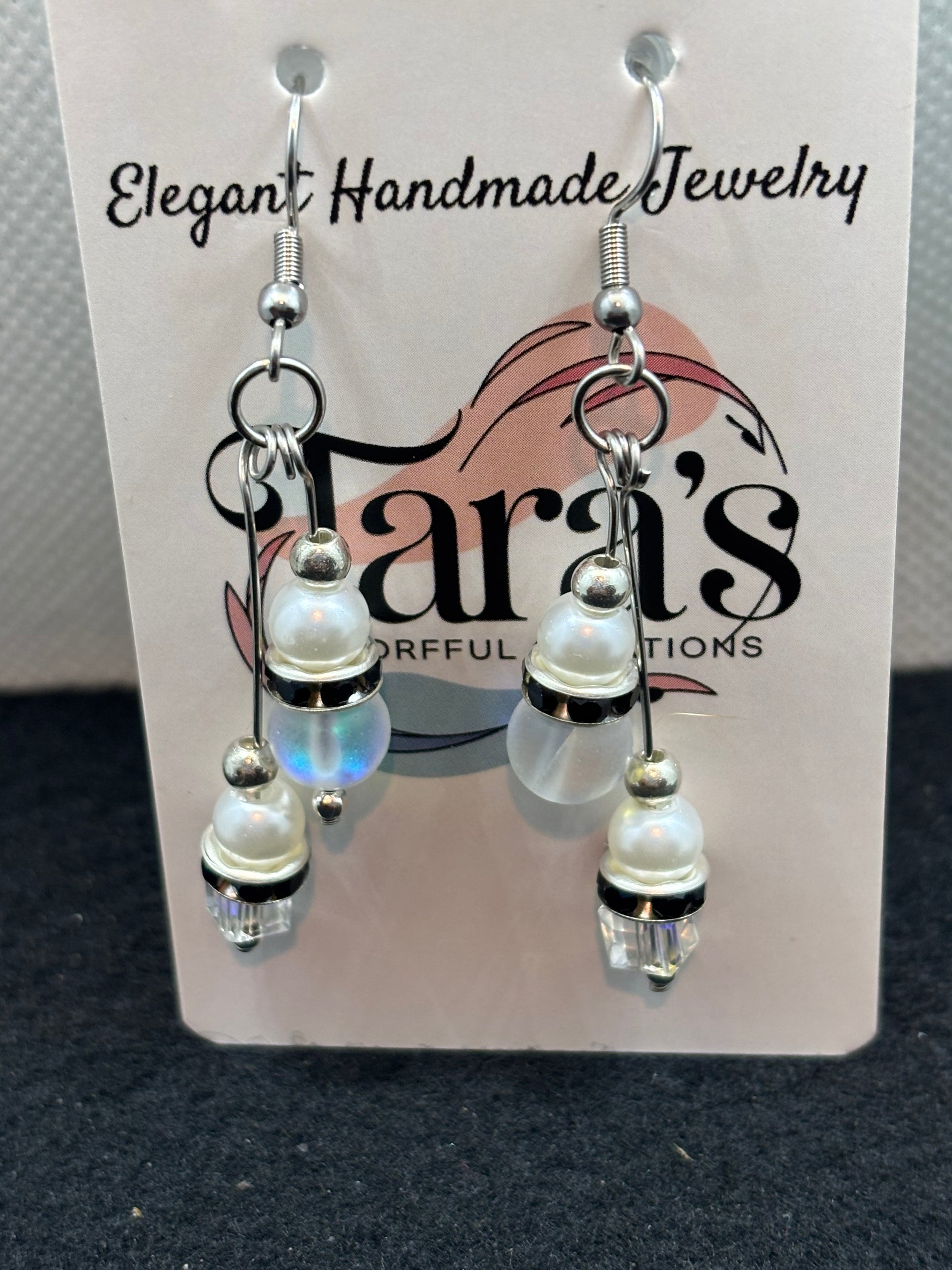 White Mermaid Earrings