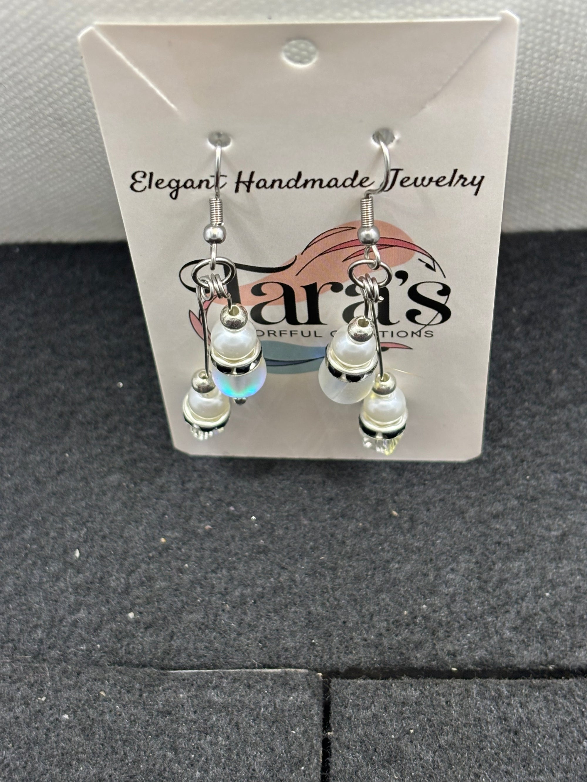 White Mermaid Earrings