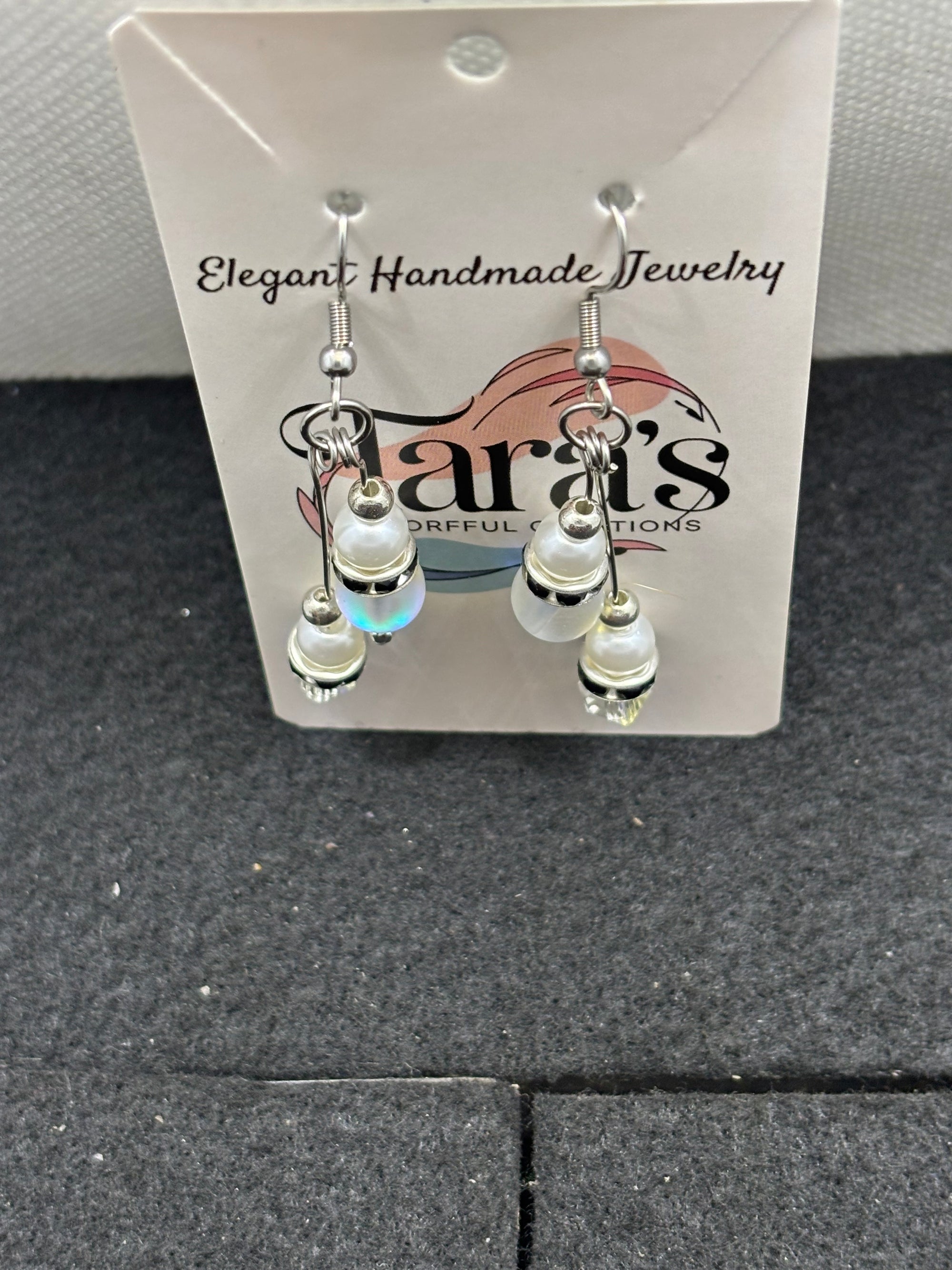 White Mermaid Earrings