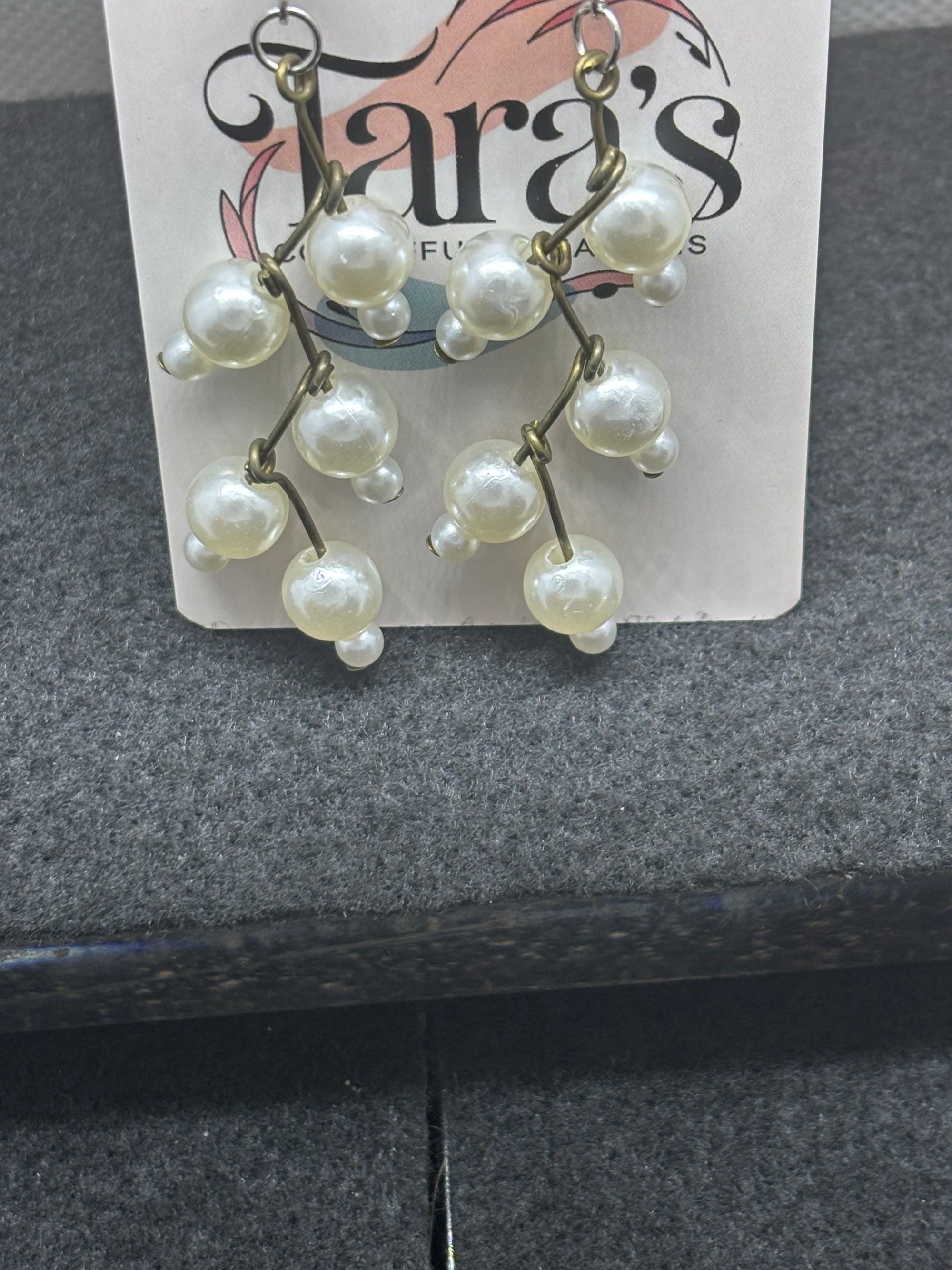Pearl Staggard Earrings