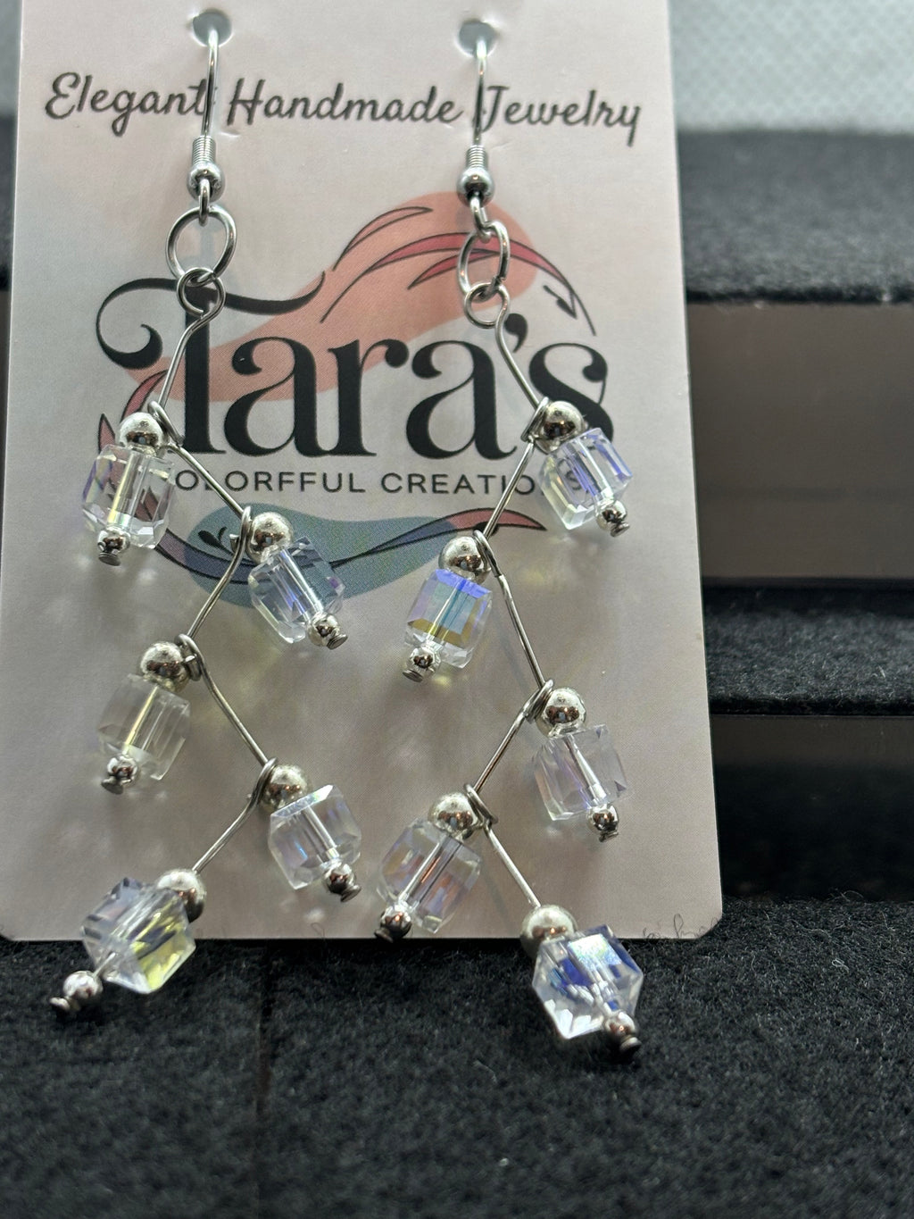 Glass Stager Earrings