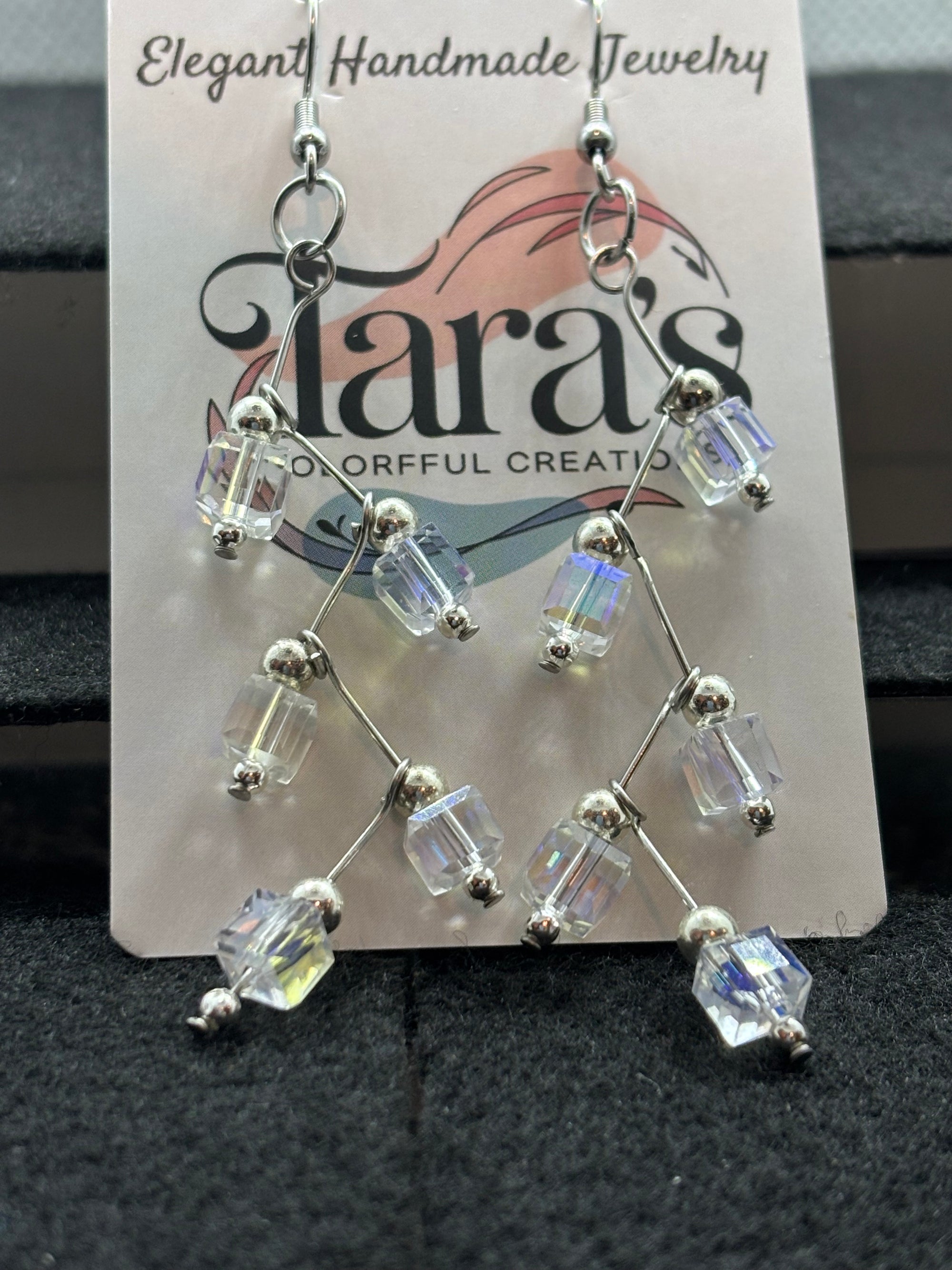 Glass Stager Earrings