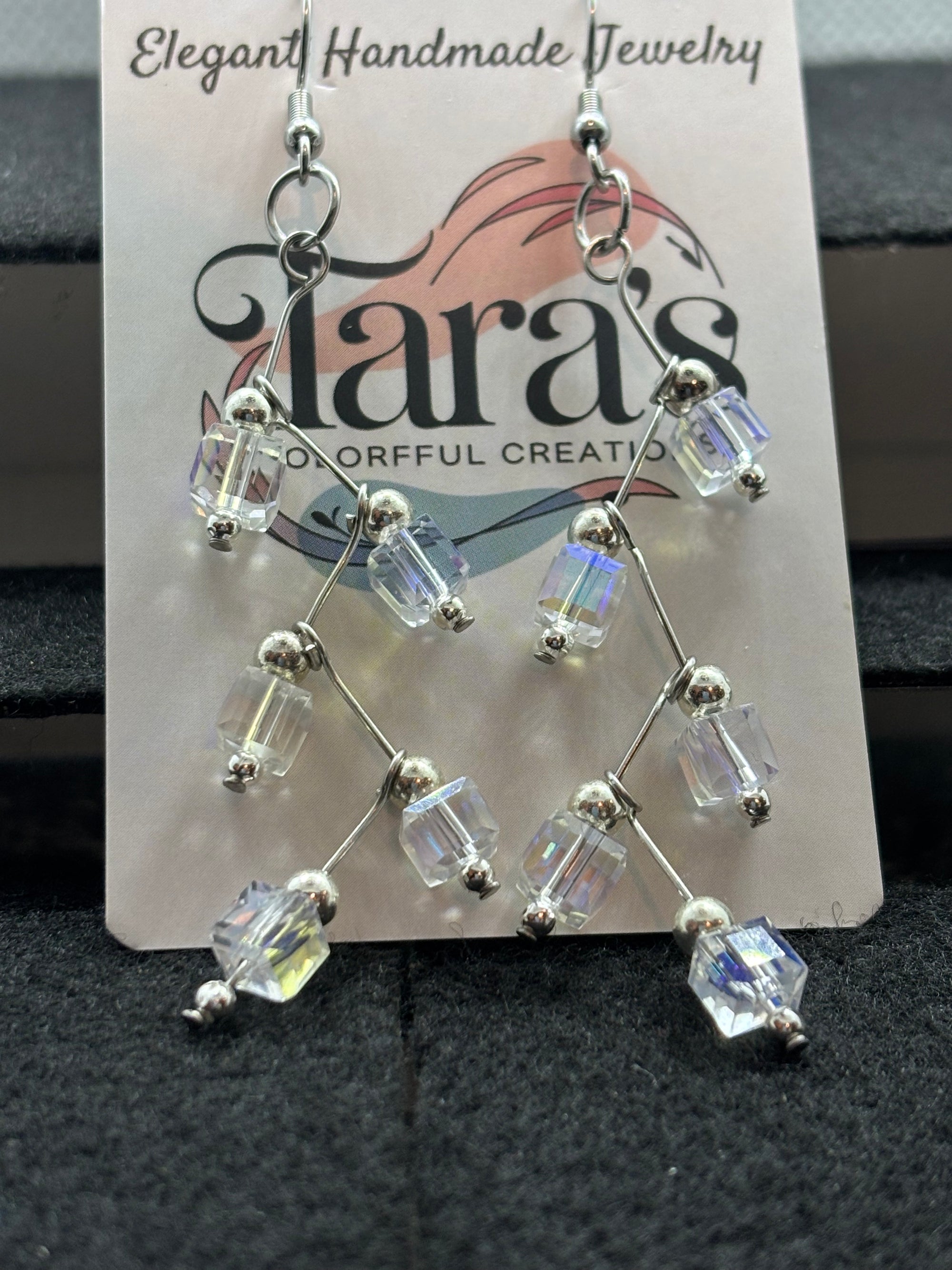 Glass Stager Earrings
