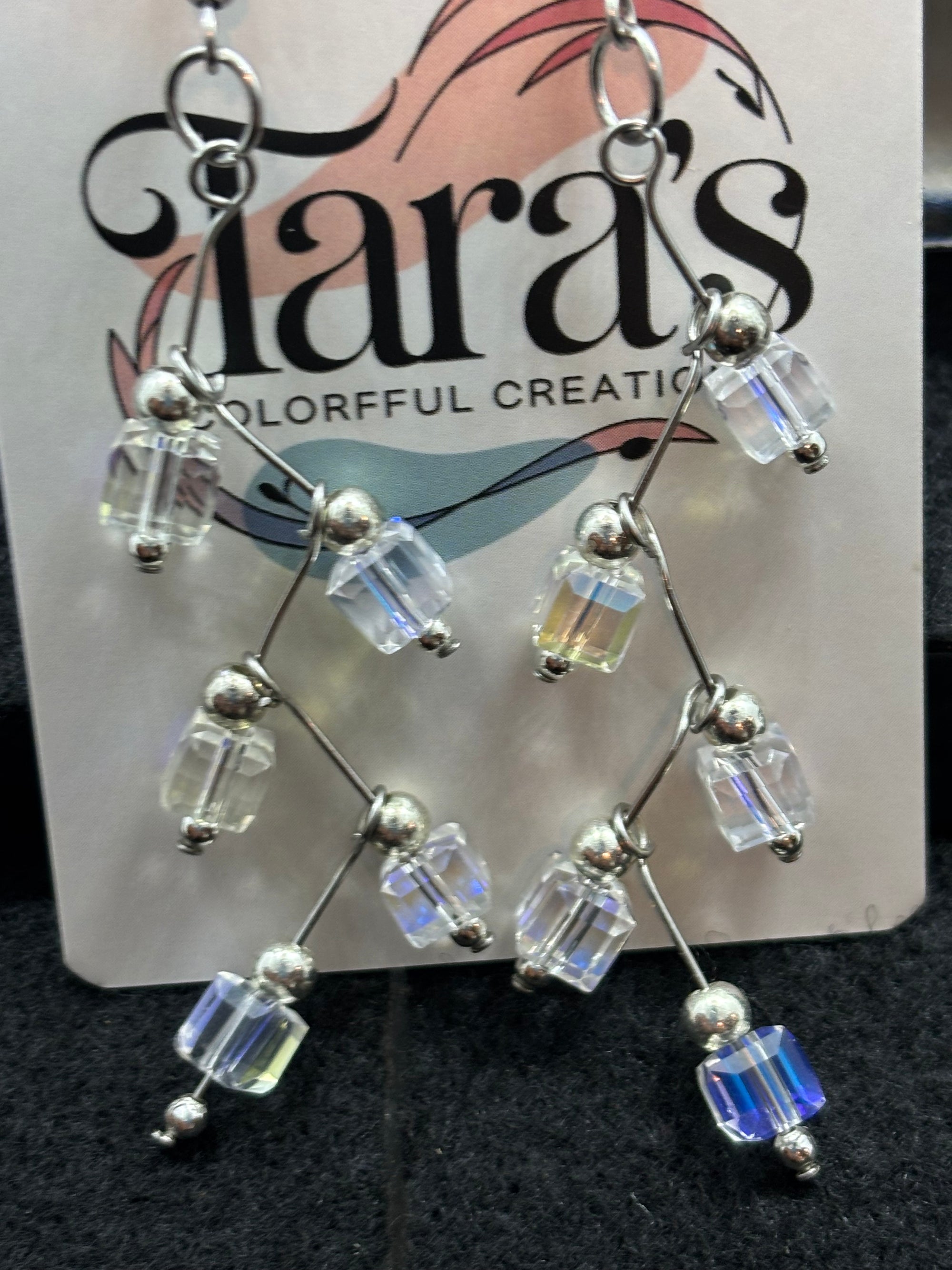 Glass Stager Earrings