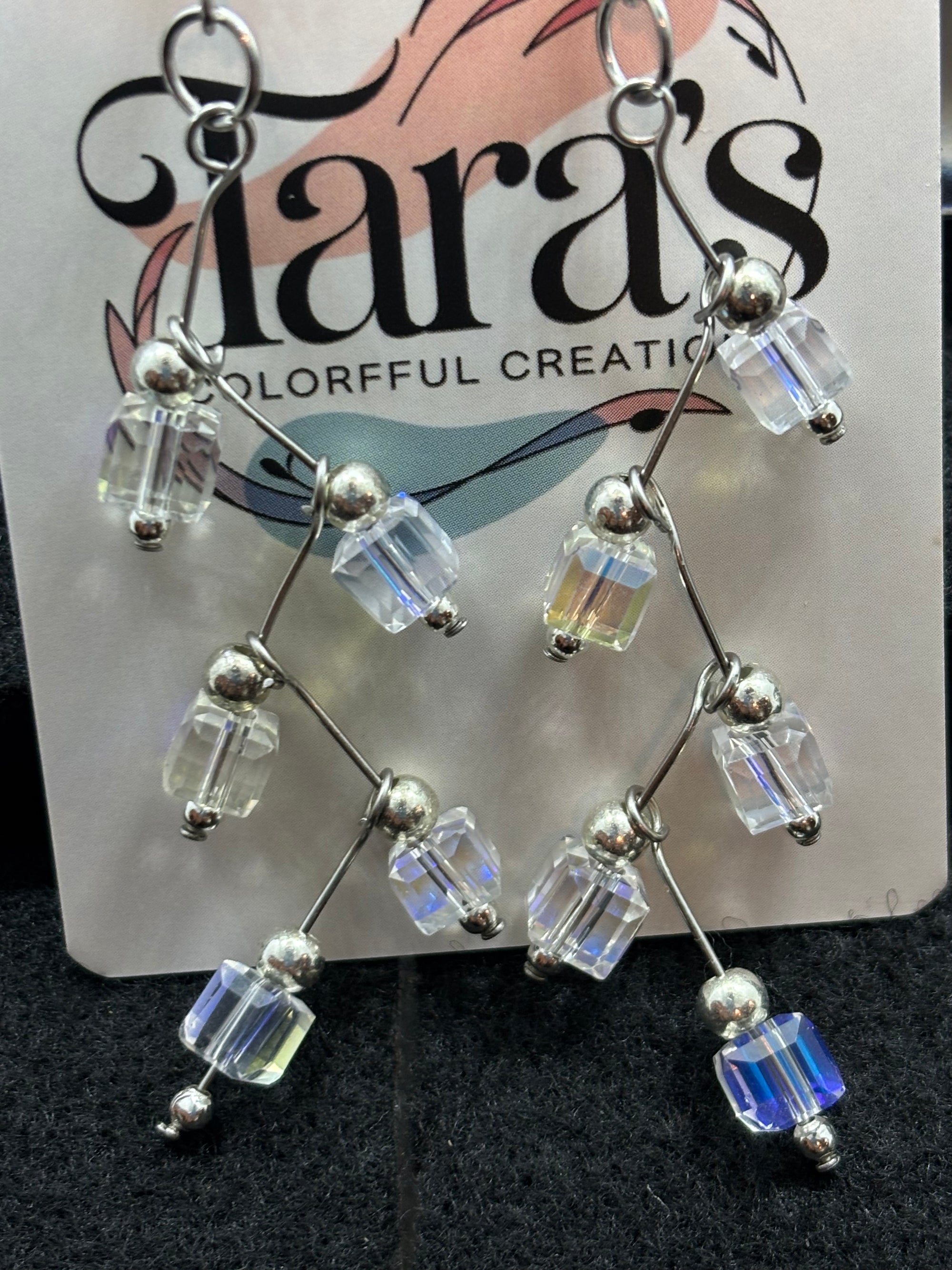Glass Stager Earrings