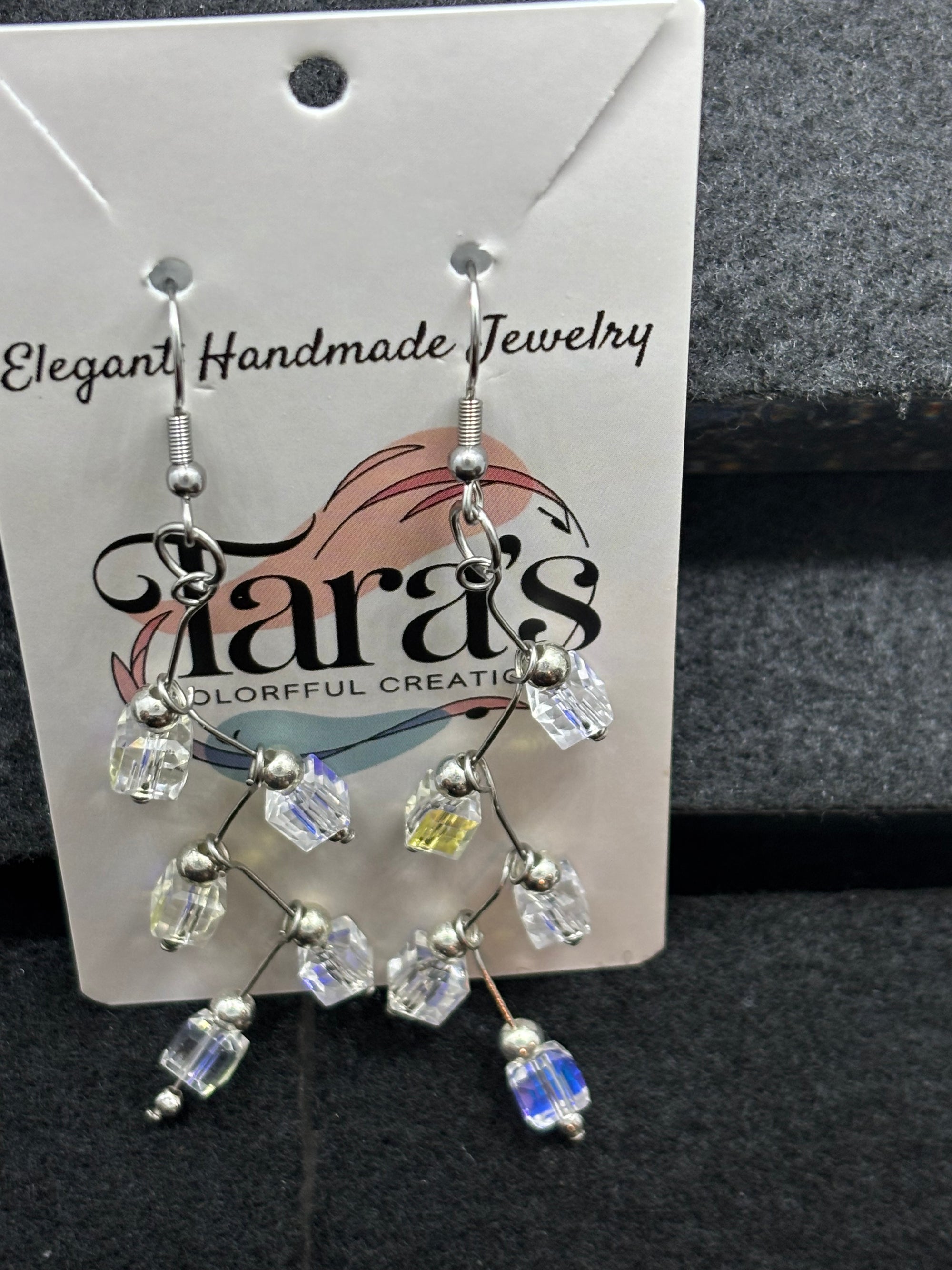 Glass Stager Earrings