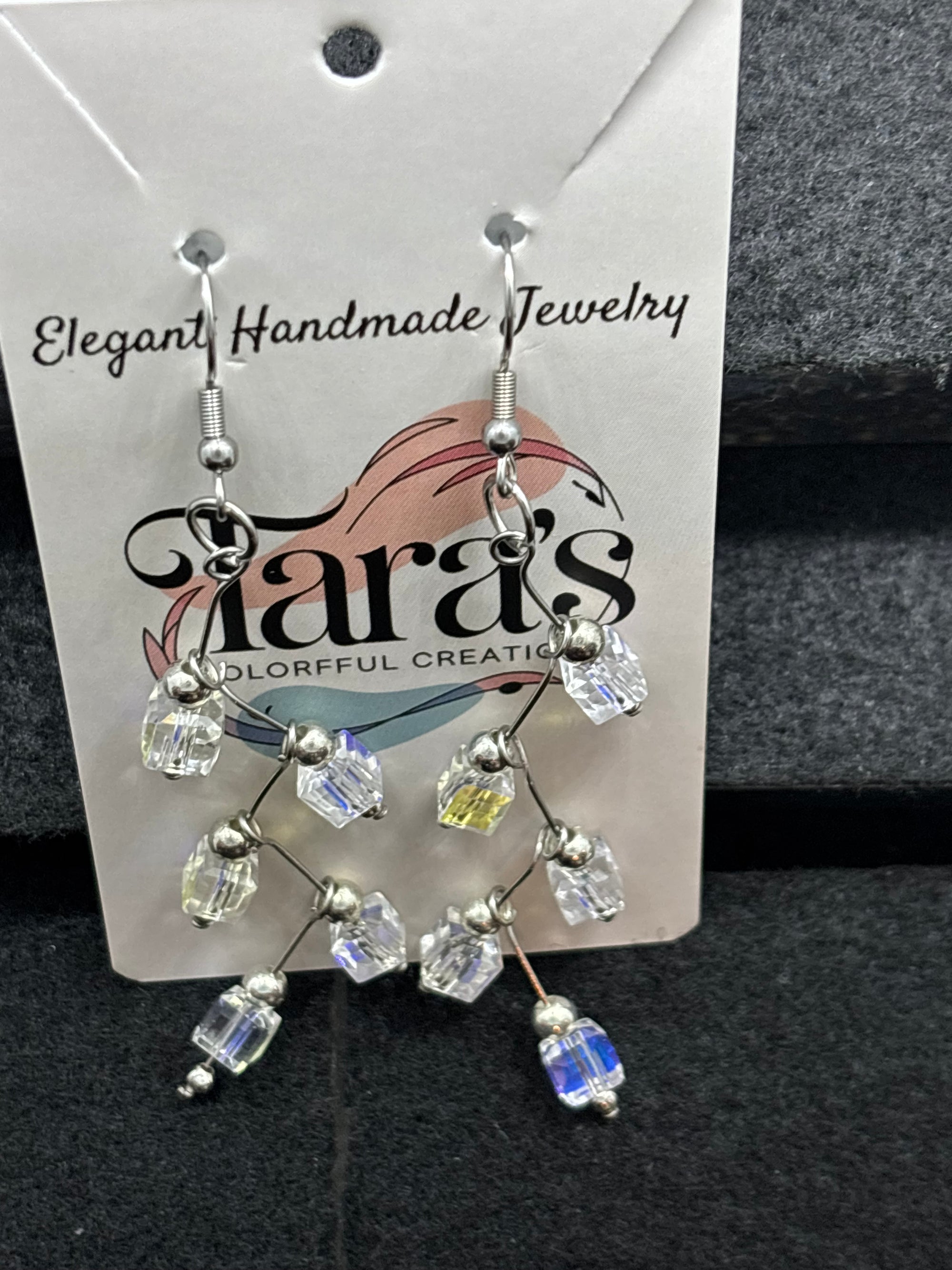 Glass Stager Earrings