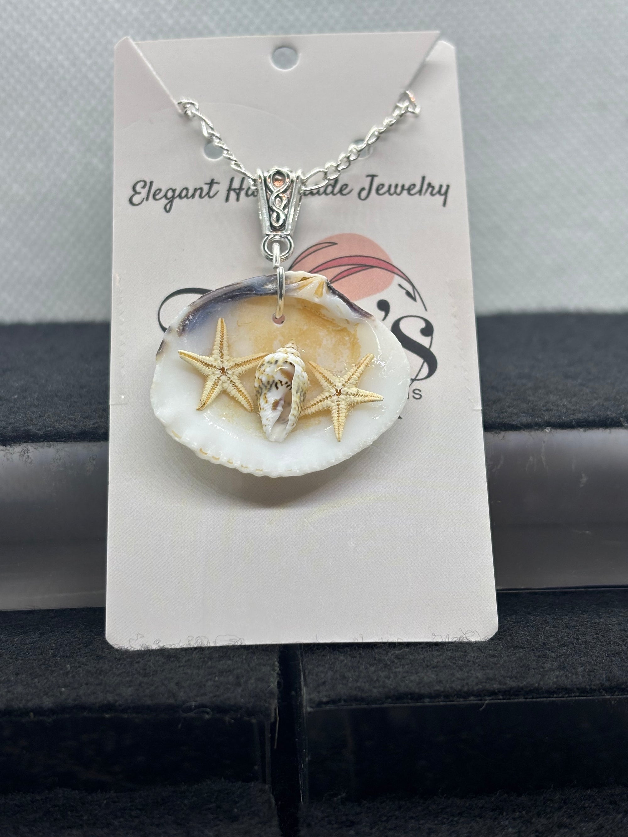 Seashell and Starfish Necklace