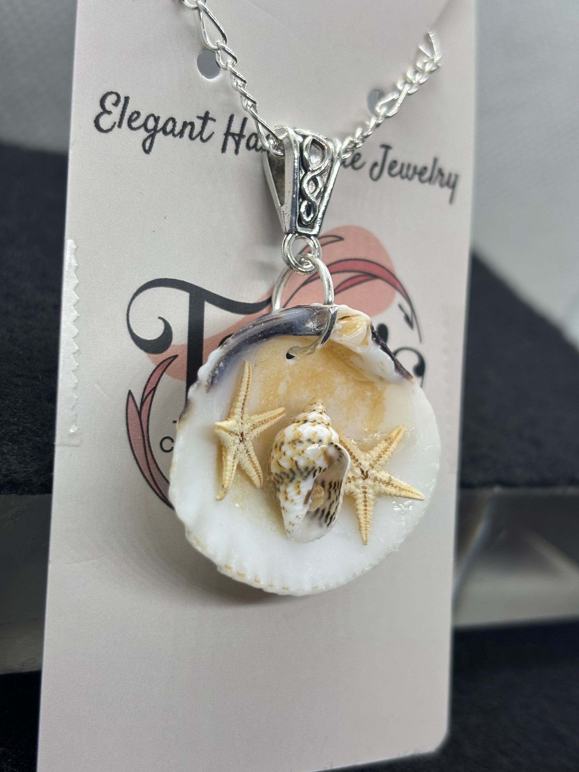 Seashell and Starfish Necklace