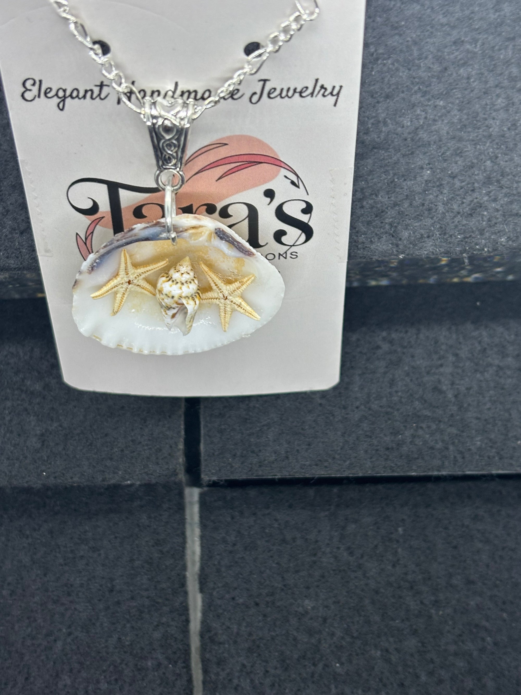 Seashell and Starfish Necklace