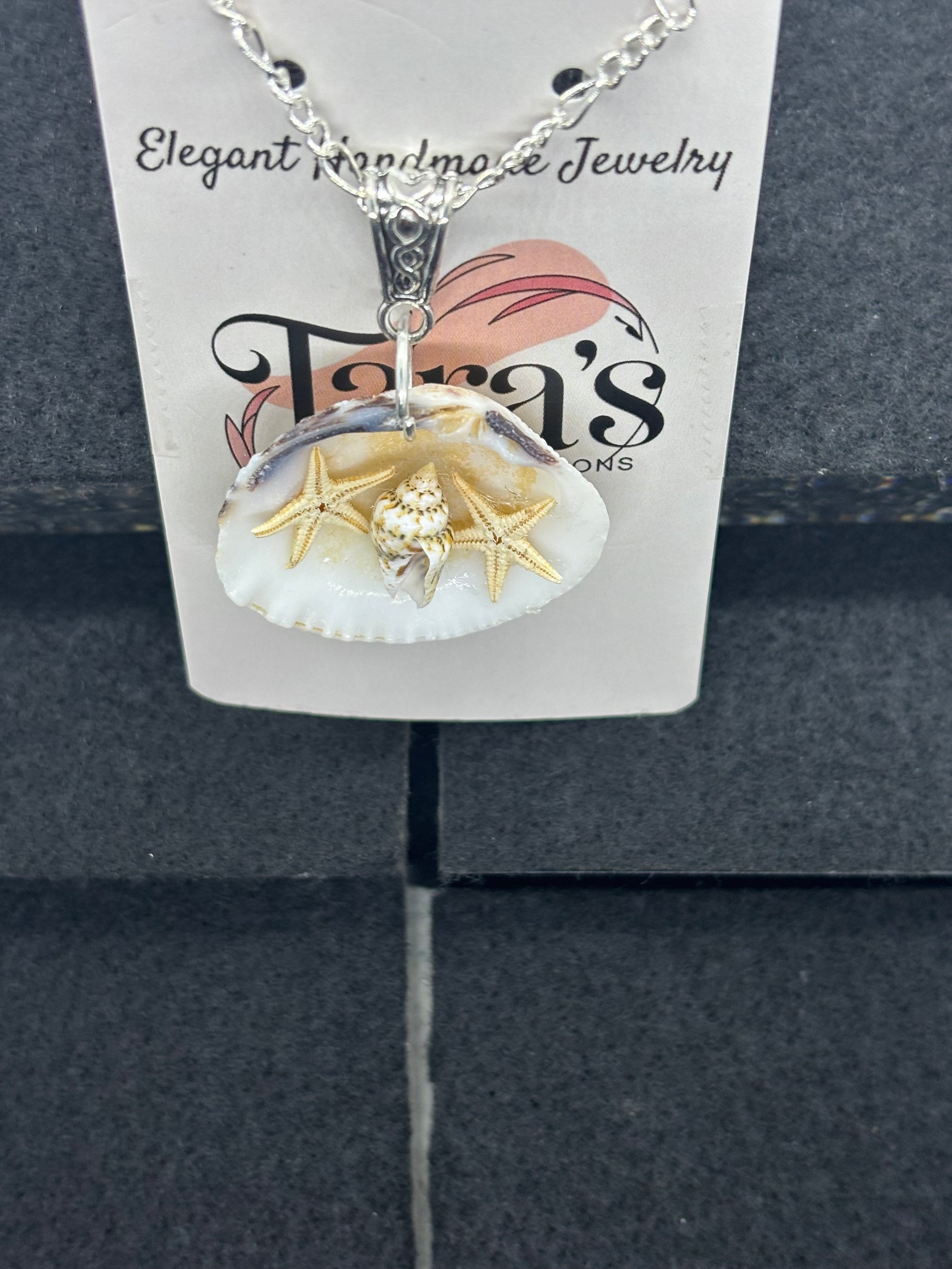 Seashell and Starfish Necklace