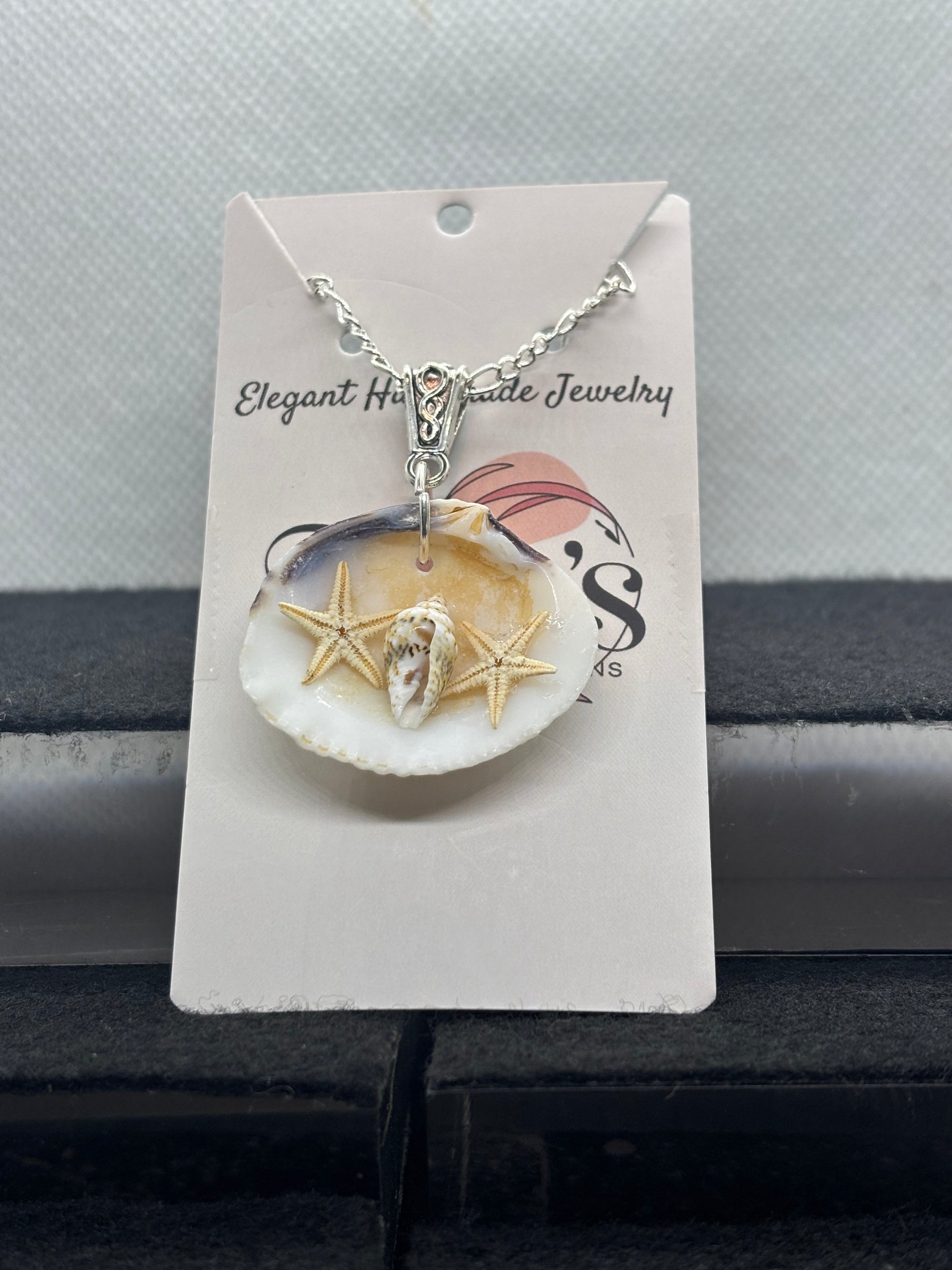 Seashell and Starfish Necklace