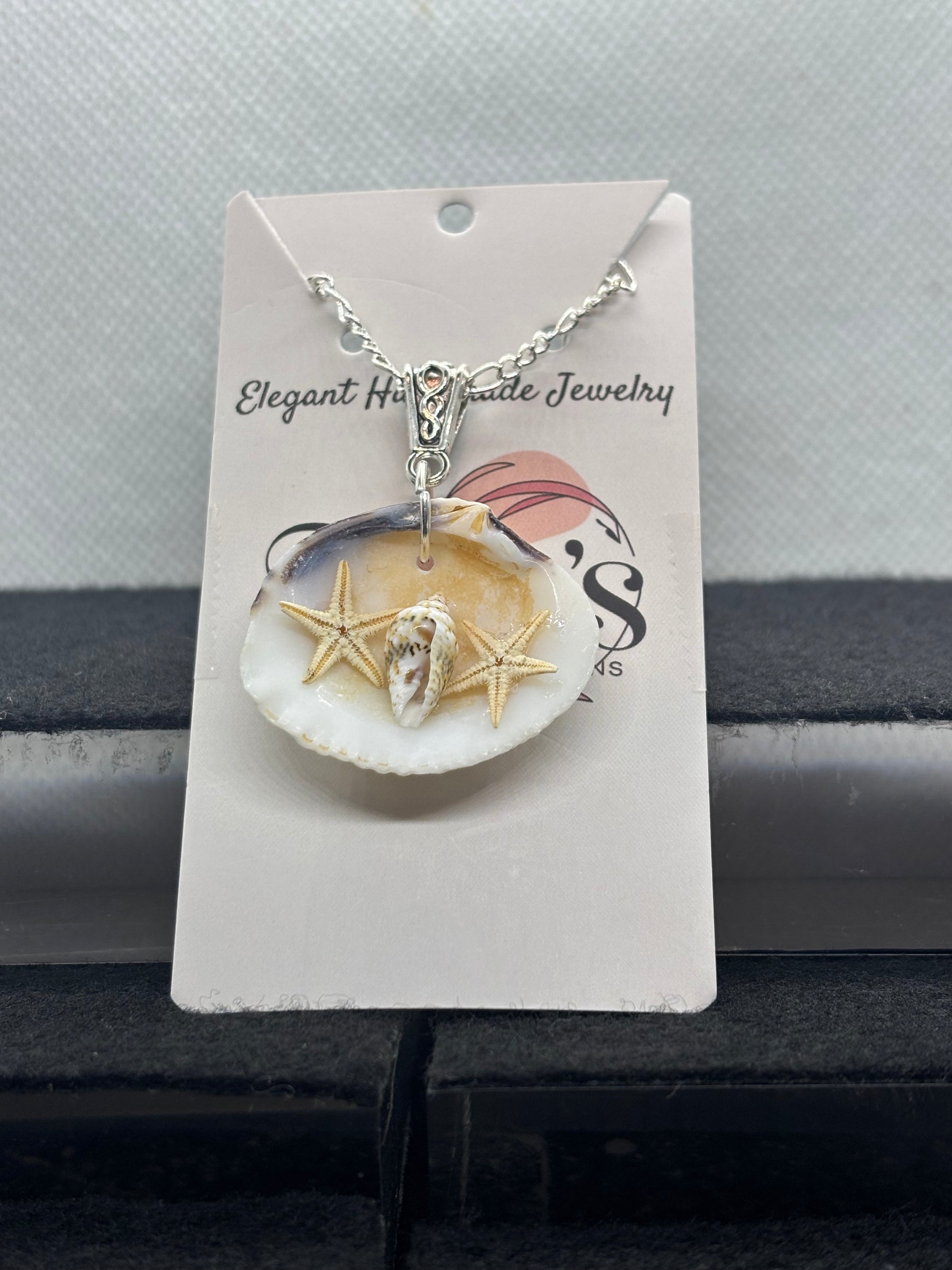 Seashell and Starfish Necklace