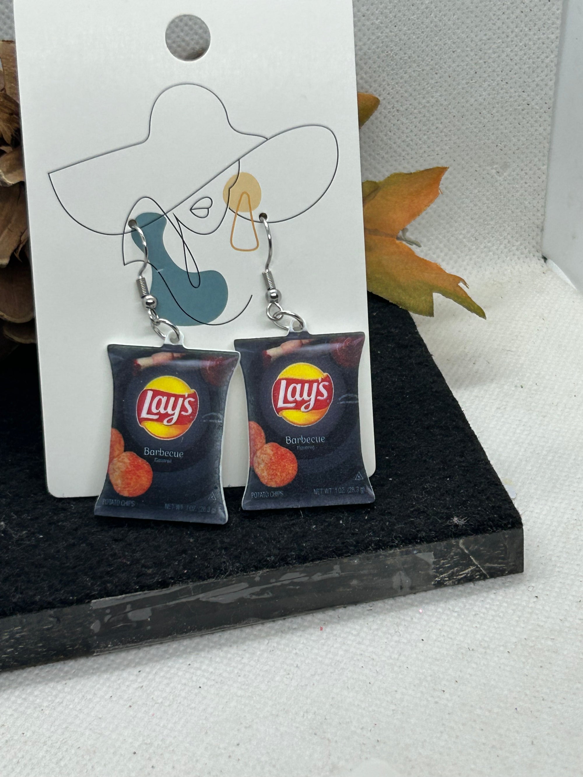 BBQ Chip Earrings