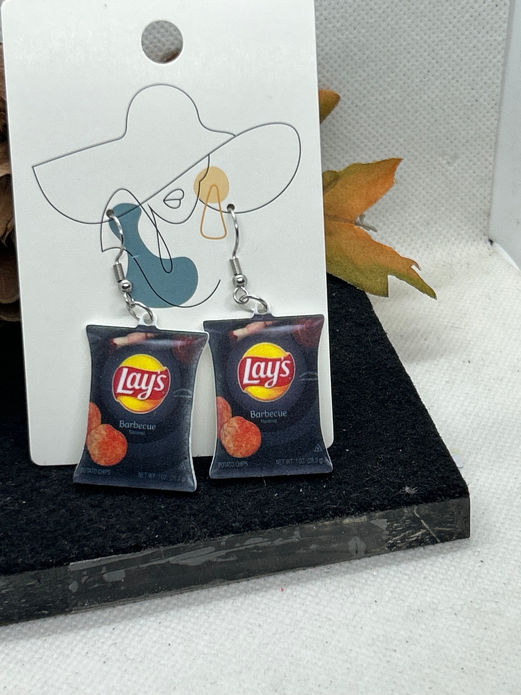 BBQ Chip Earrings