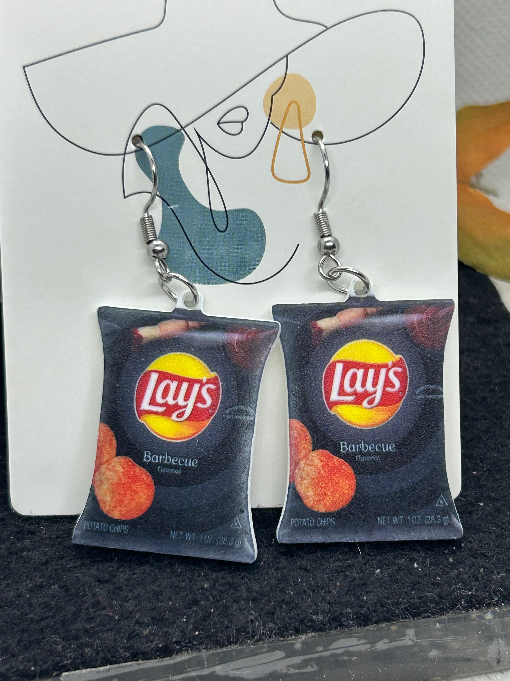 BBQ Chip Earrings