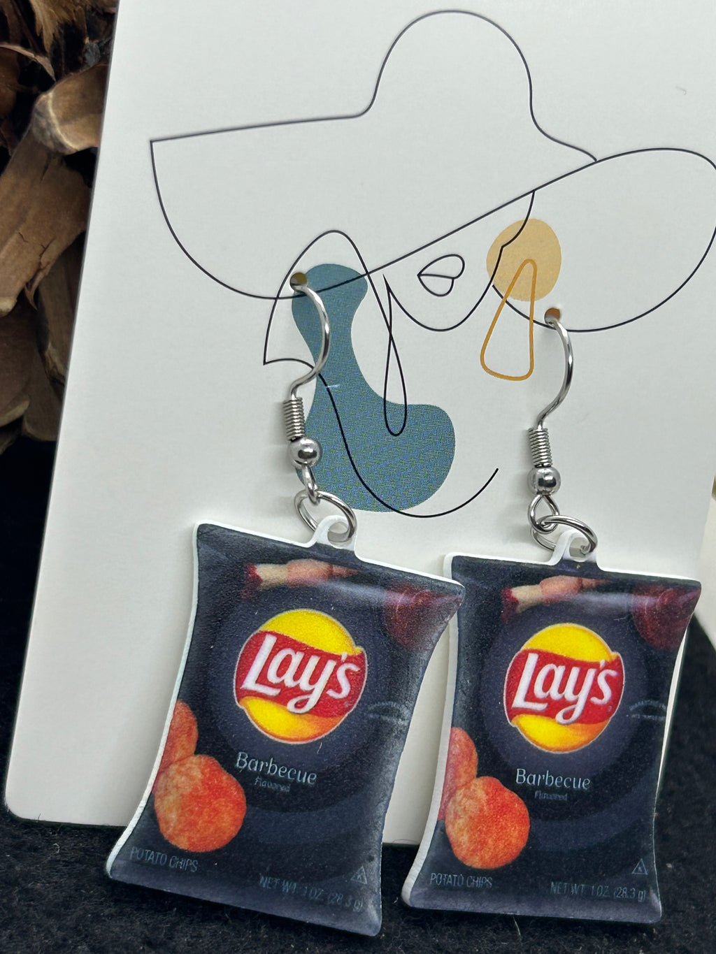BBQ Chip Earrings