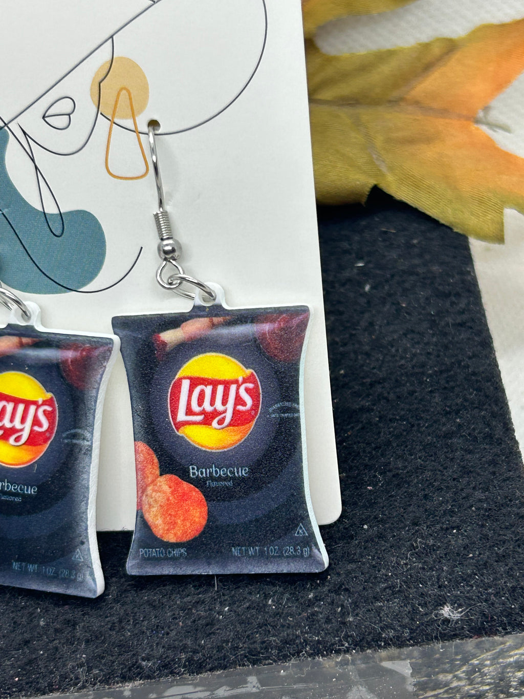 BBQ Chip Earrings