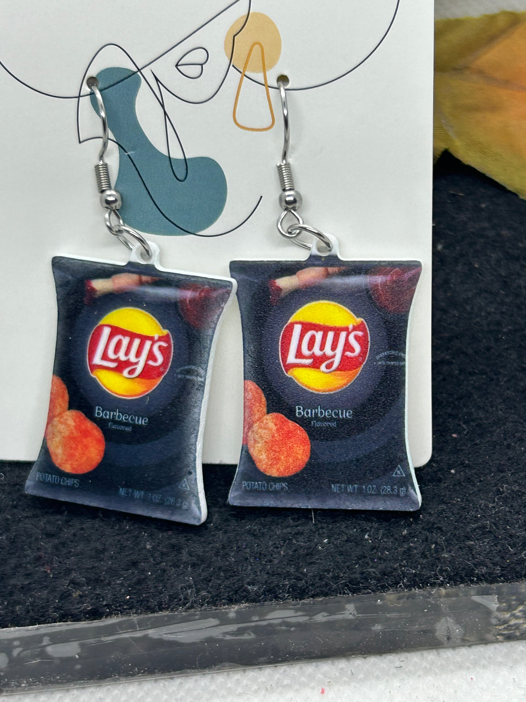 BBQ Chip Earrings
