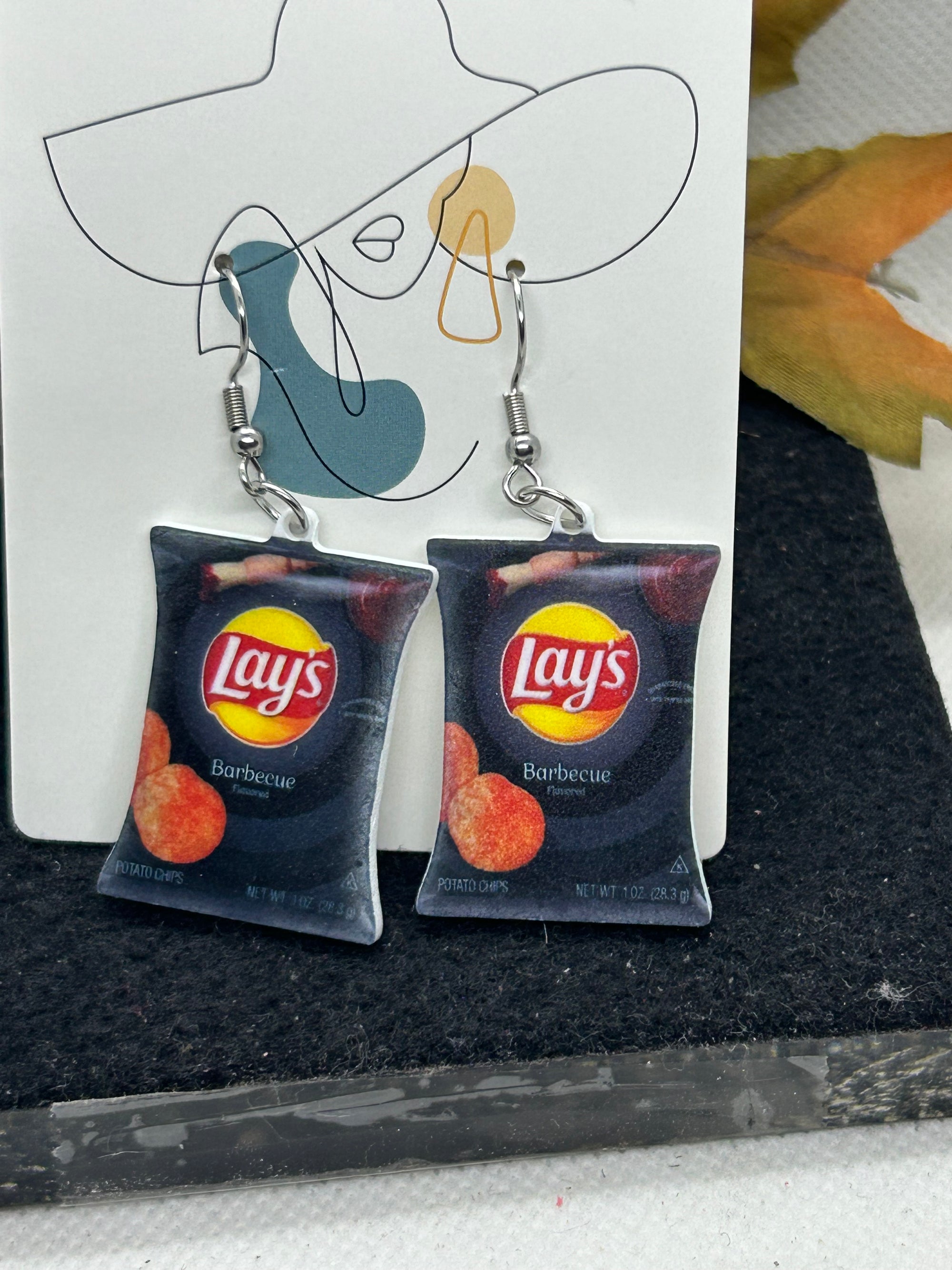 BBQ Chip Earrings