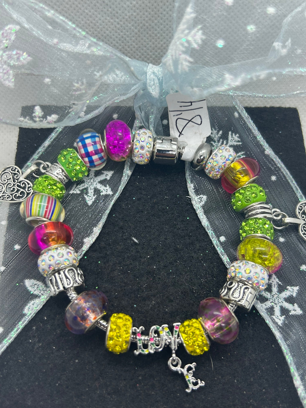 Love Multi- Colored Charm Bracelet