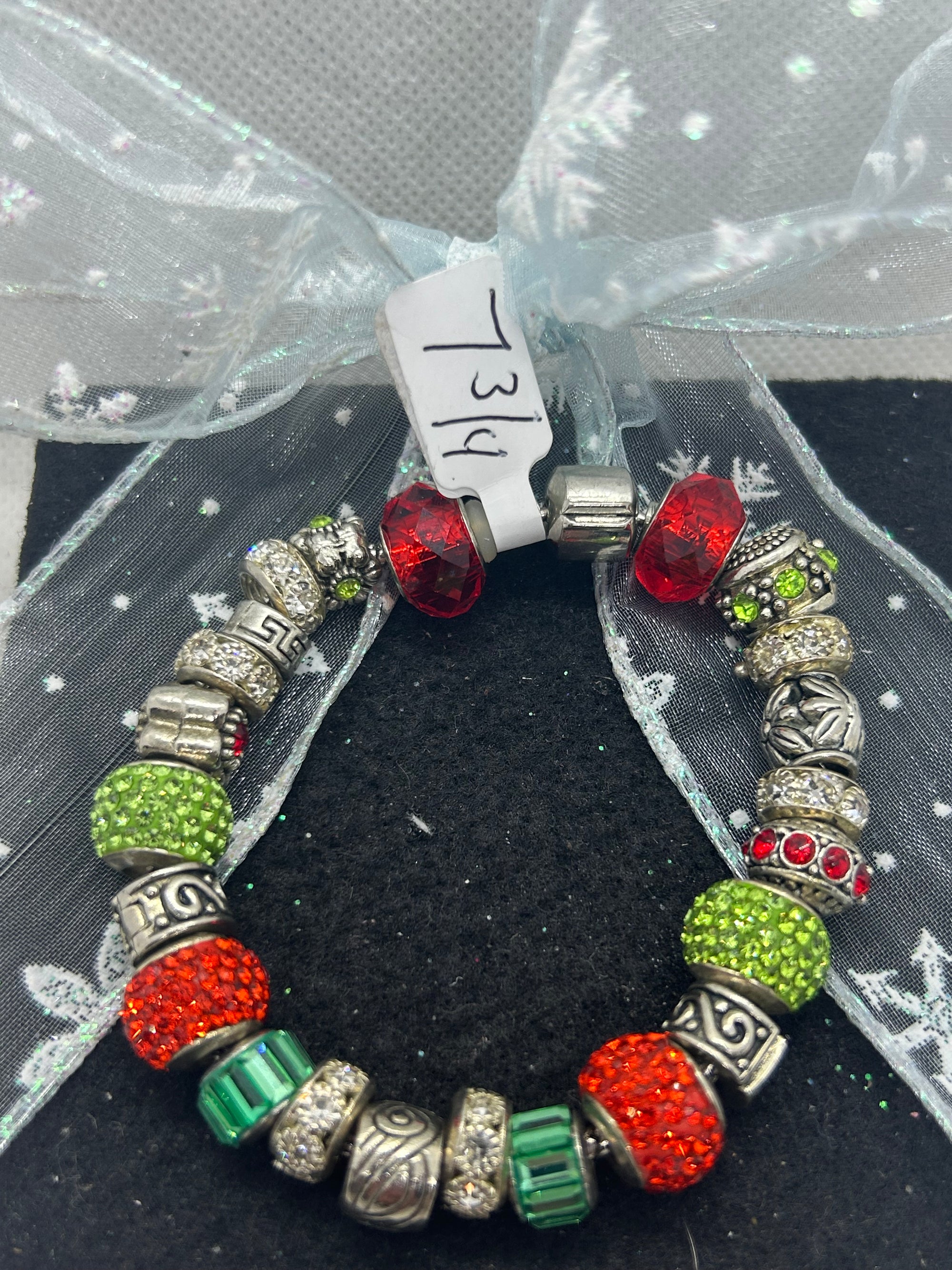 Green and Red Charm Bracelet