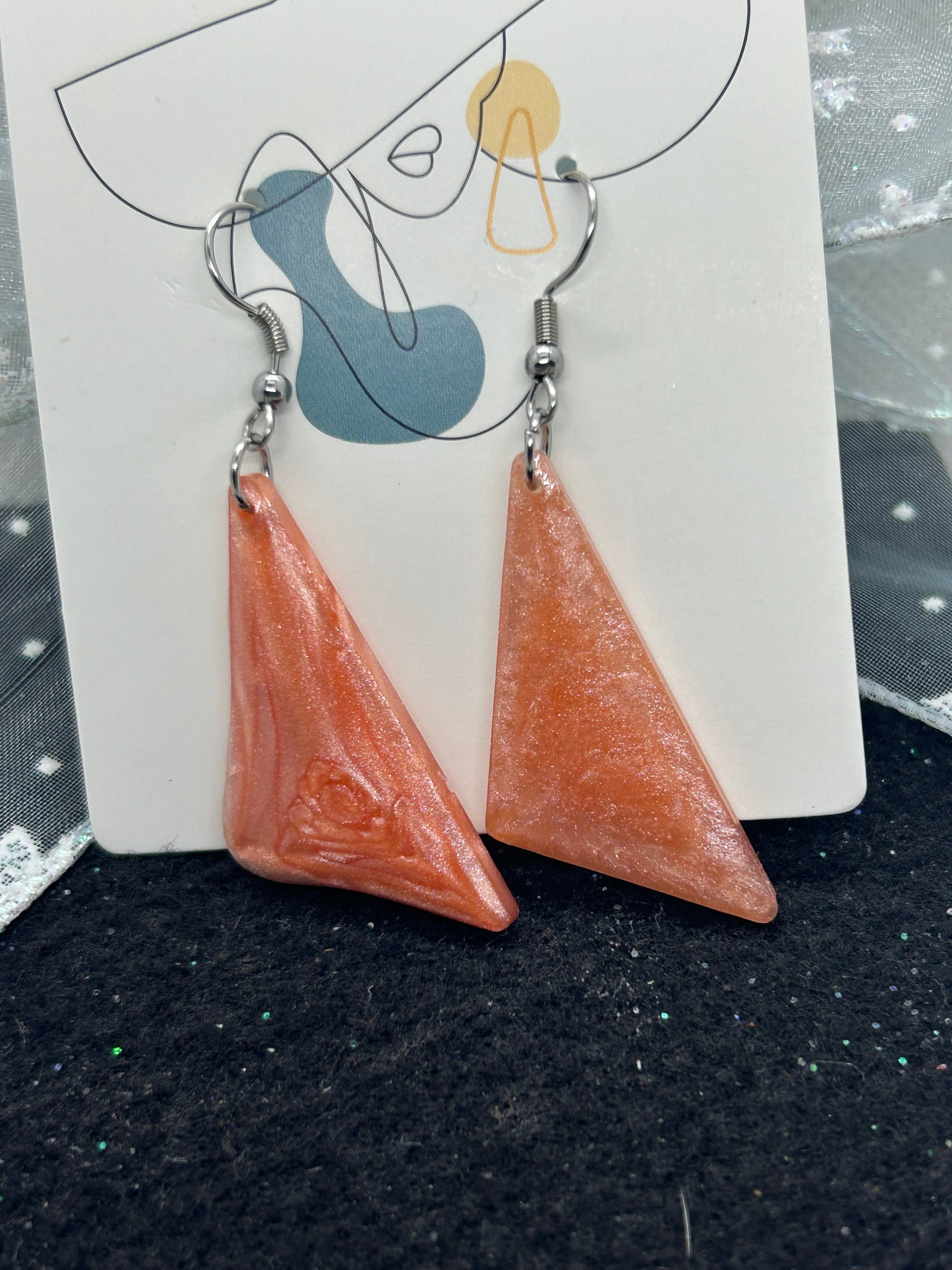 Orange Earrings