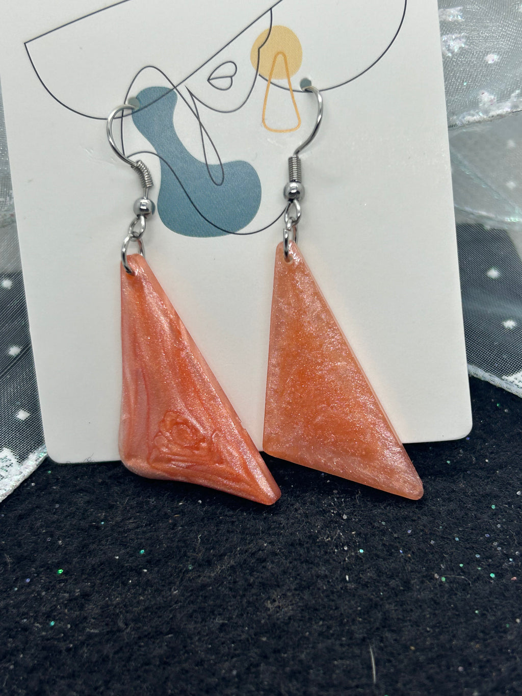 Orange Earrings