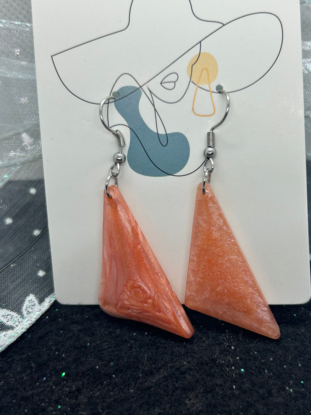 Orange Earrings
