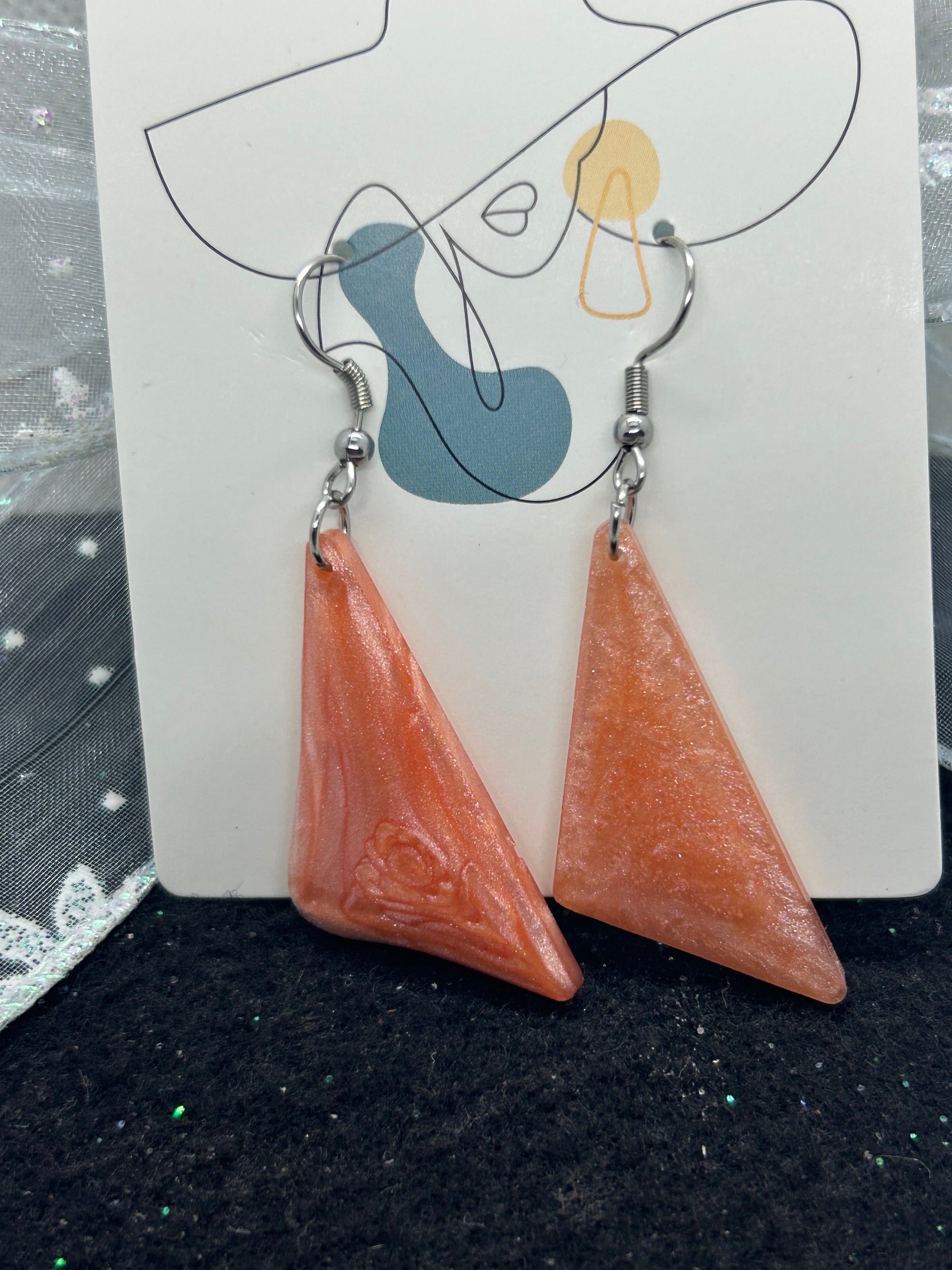 Orange Earrings