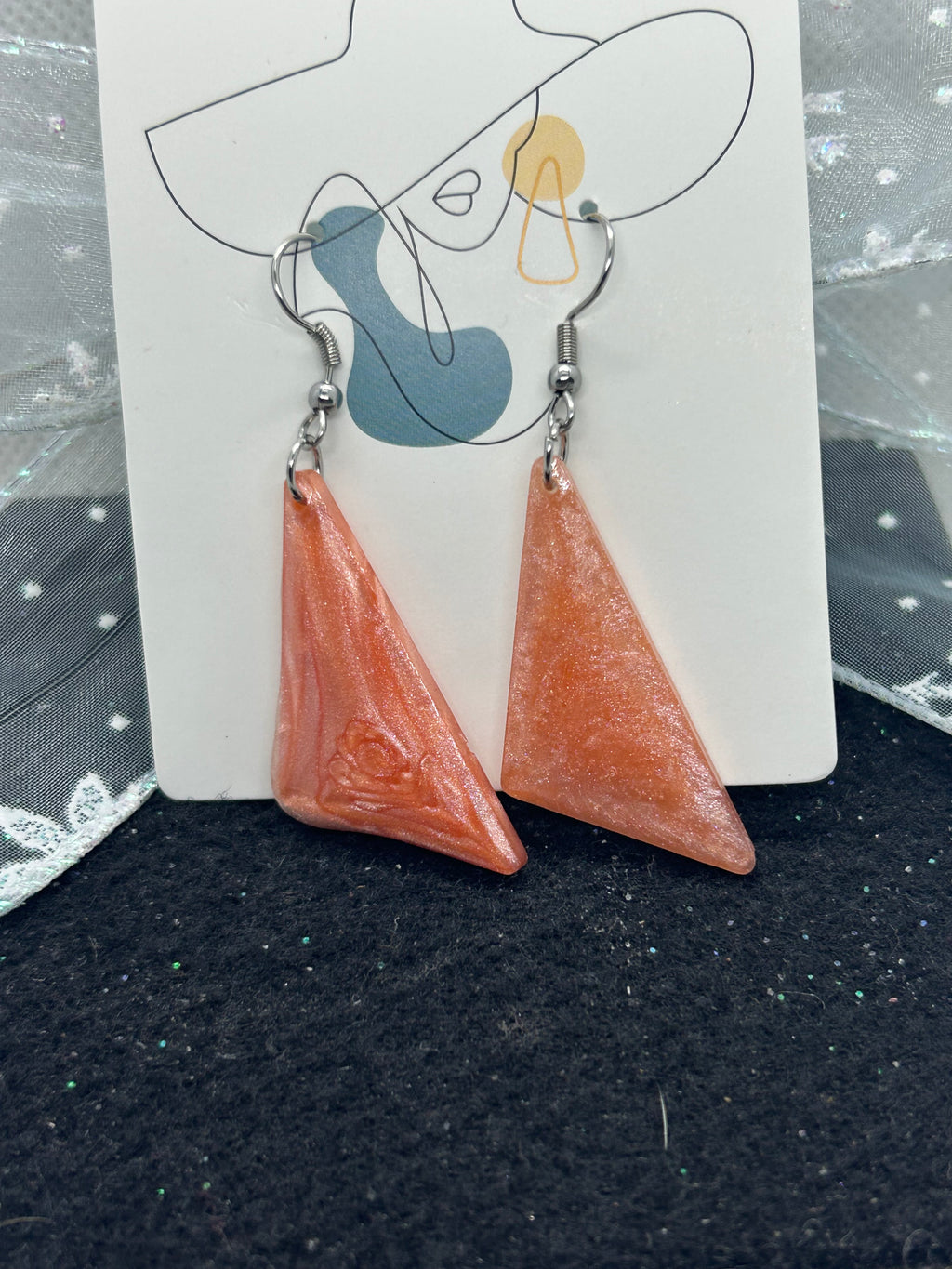 Orange Earrings