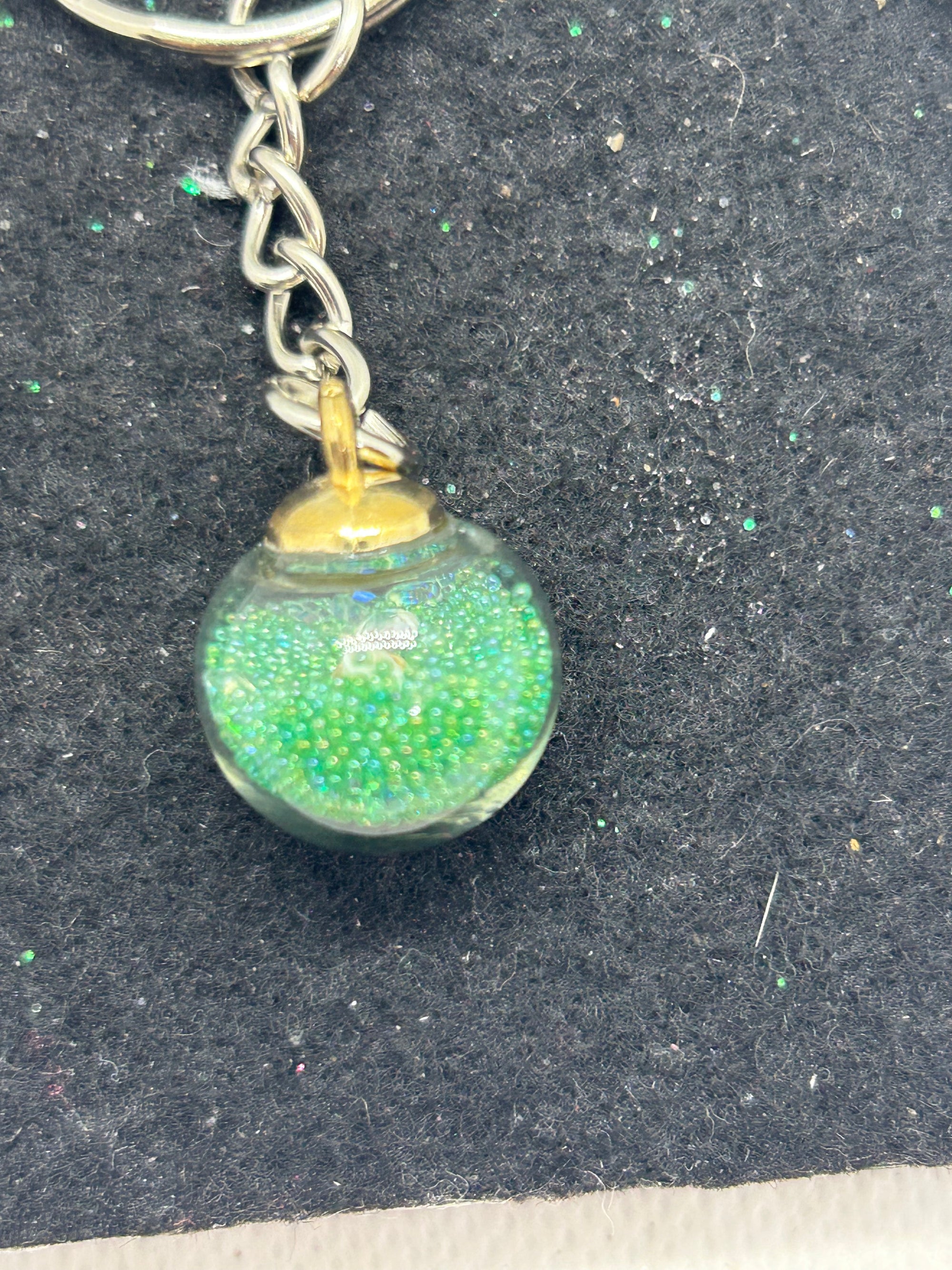 Green Globe Keychain