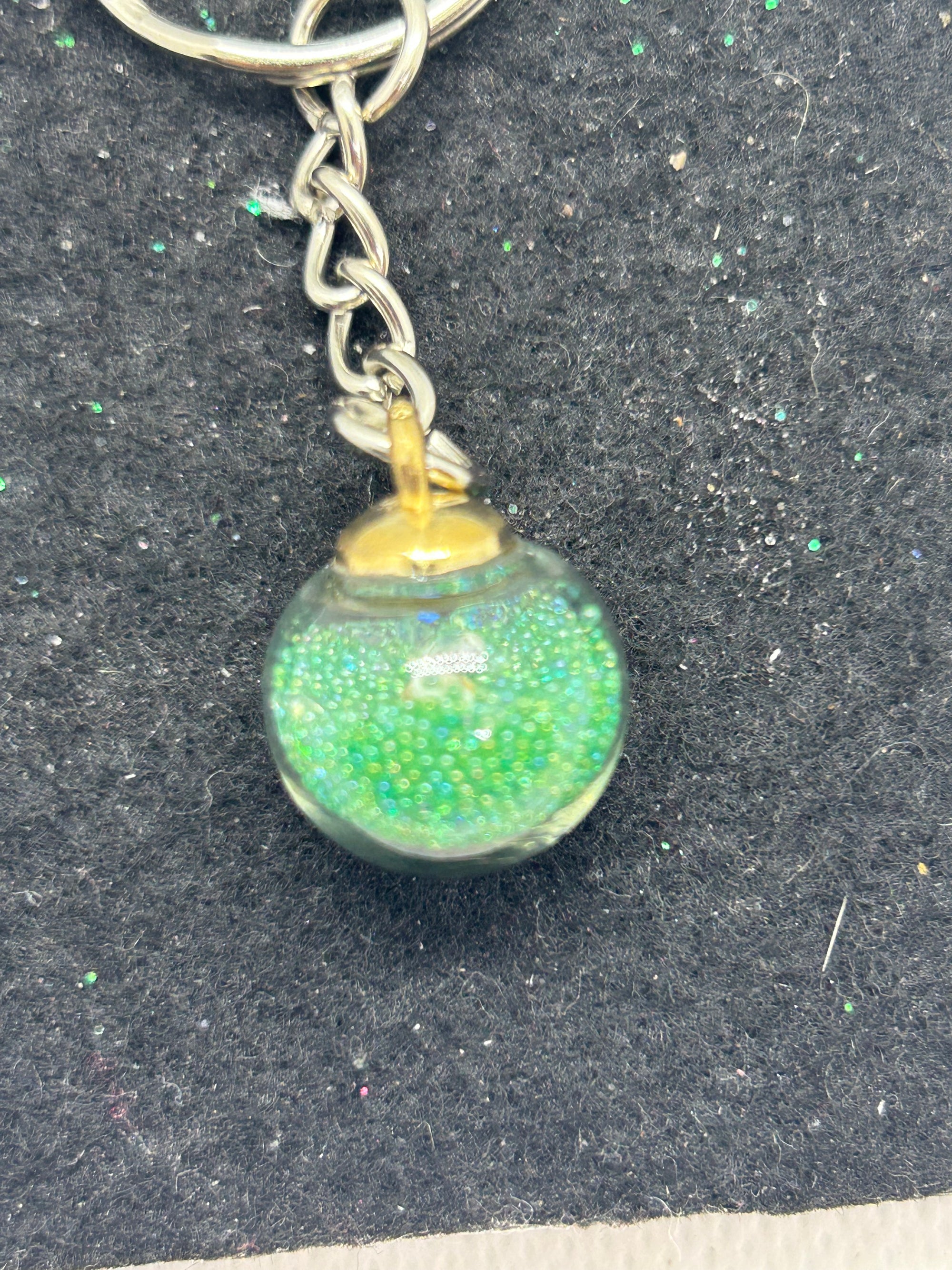 Green Globe Keychain