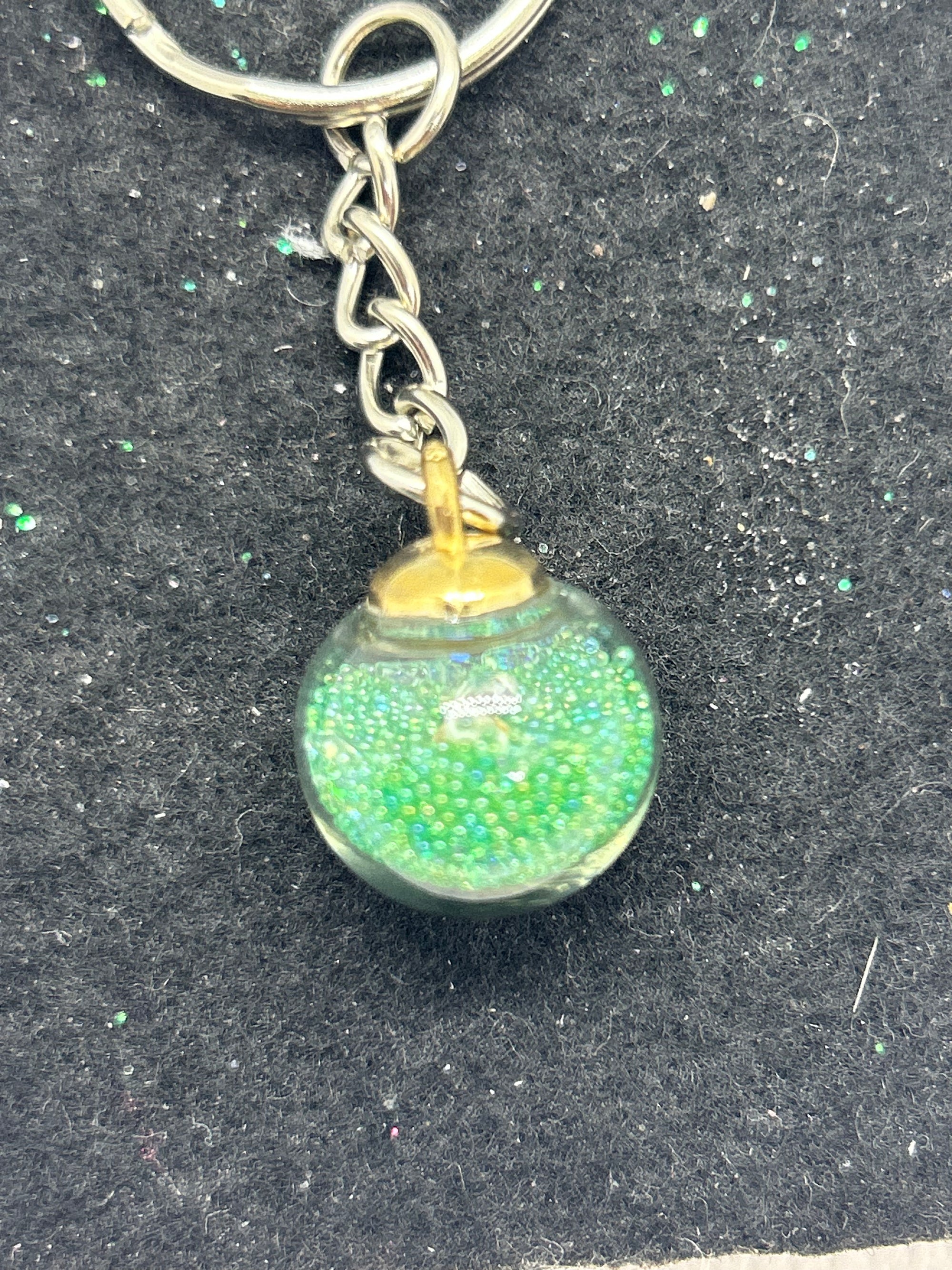 Green Globe Keychain