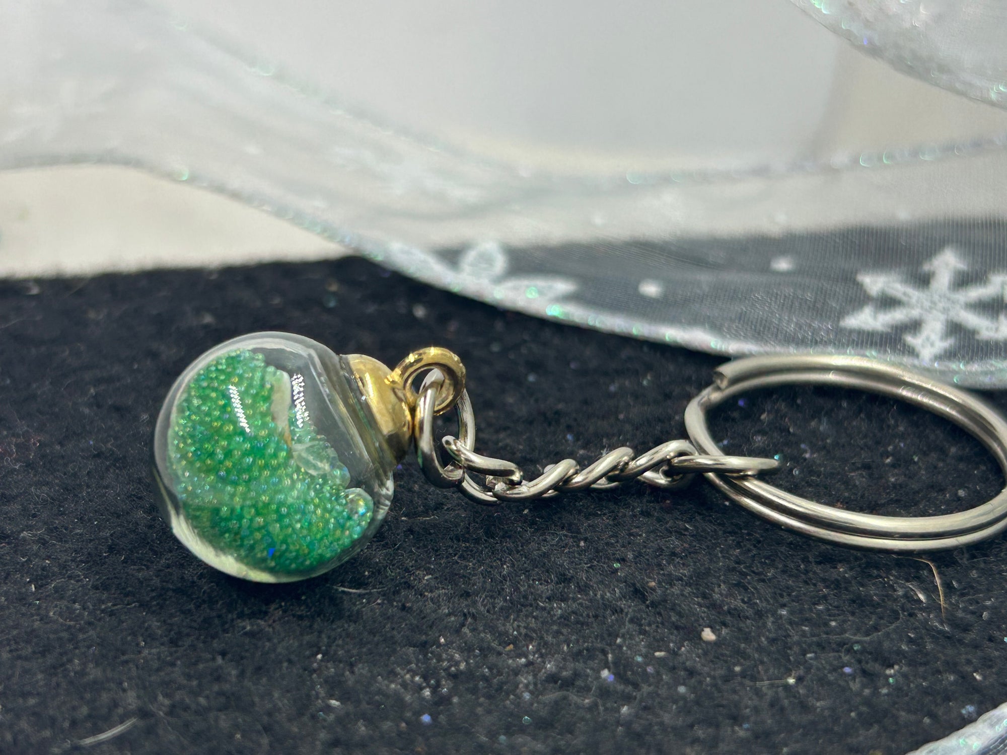Green Globe Keychain