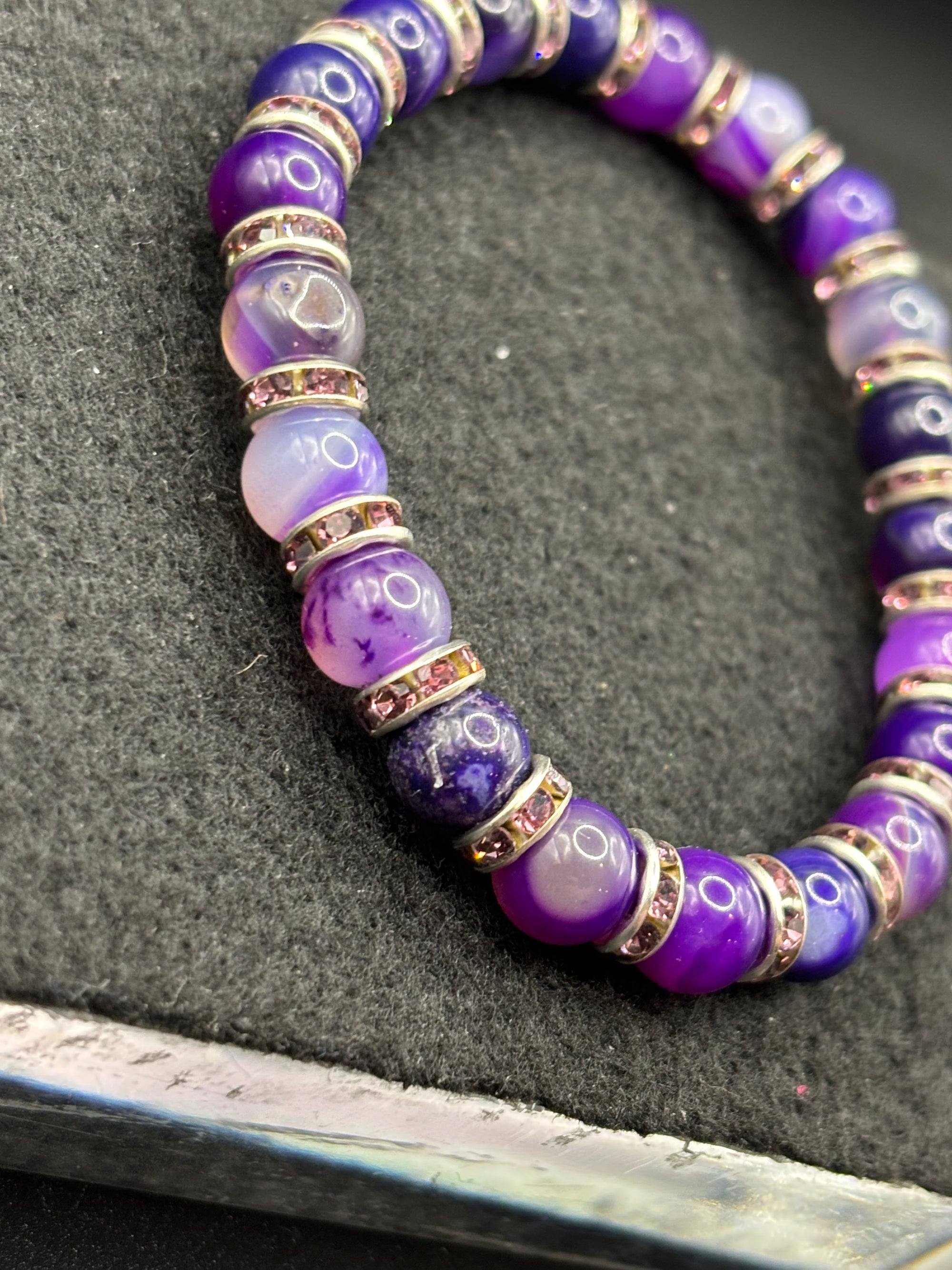 Purple Stone Bracelet