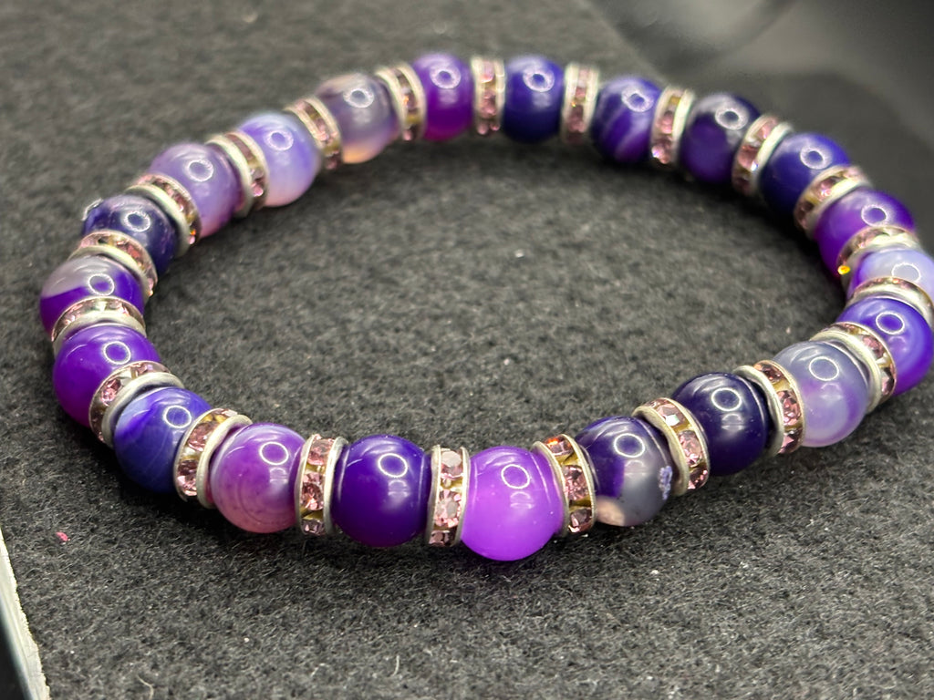 Purple Stone Bracelet