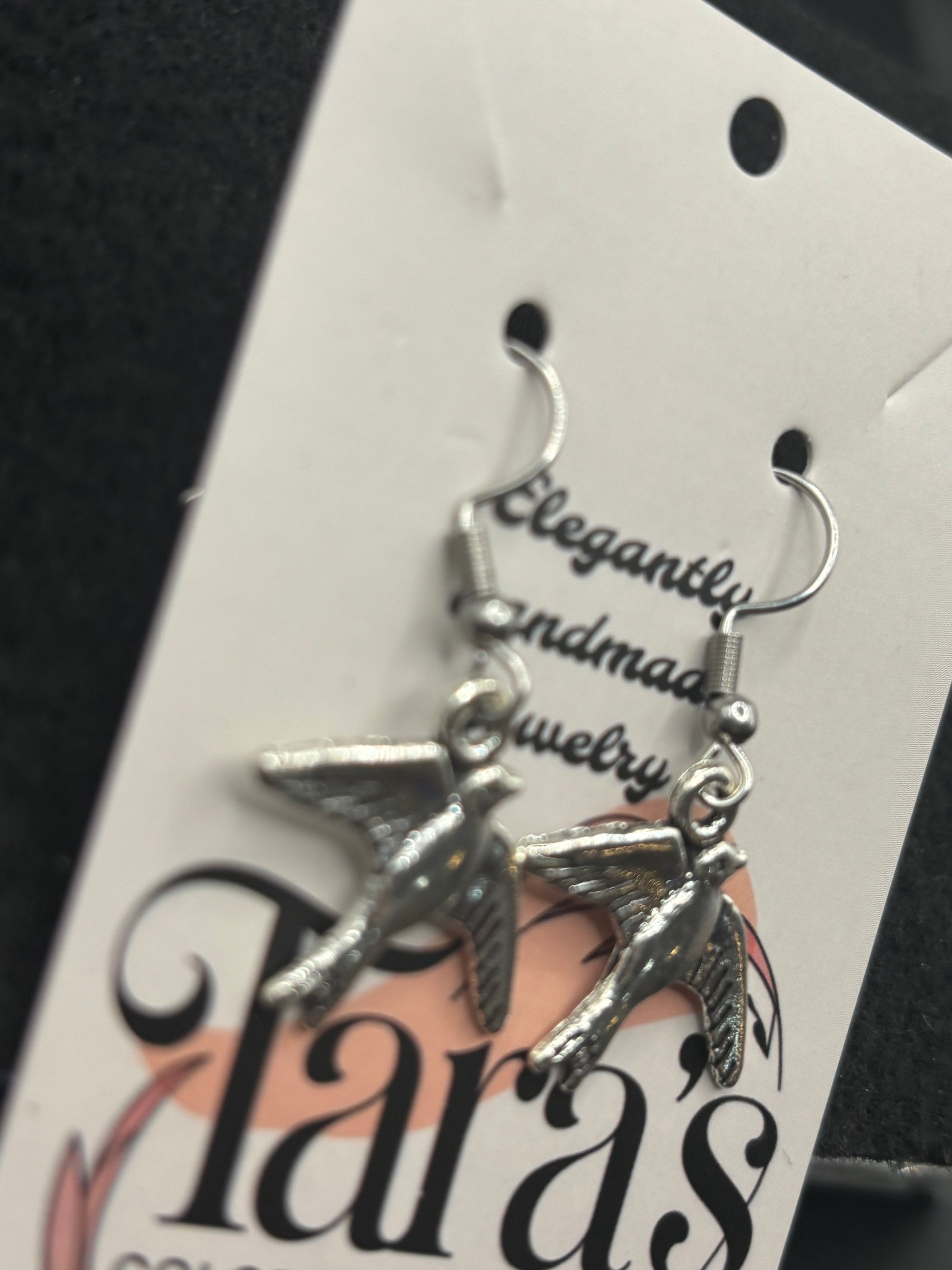 Doves In Flight Earrings
