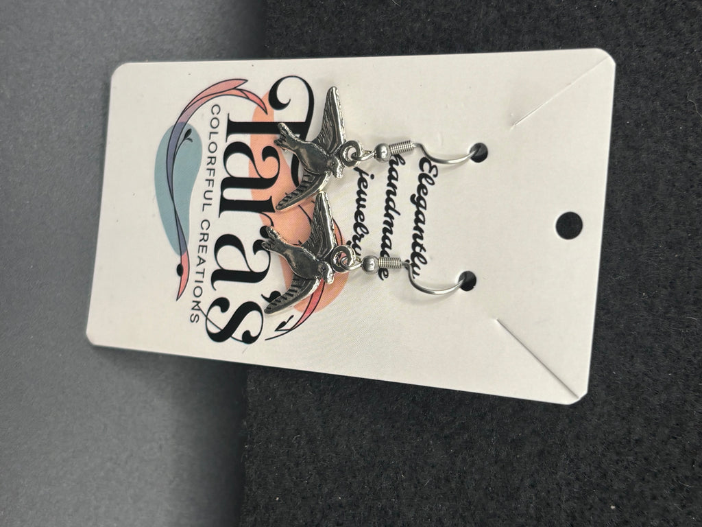 Doves In Flight Earrings