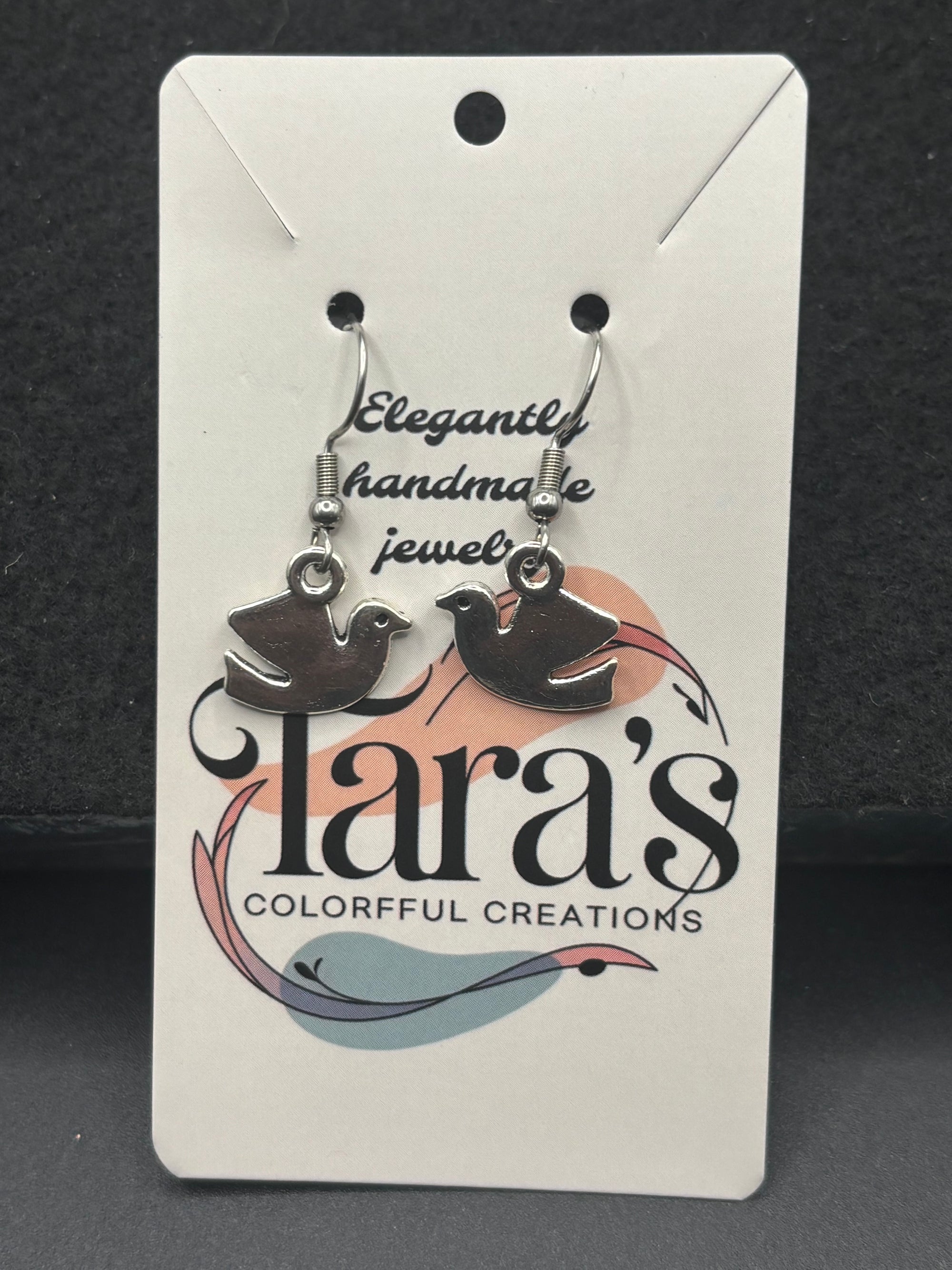 Doves In Flight Earrings