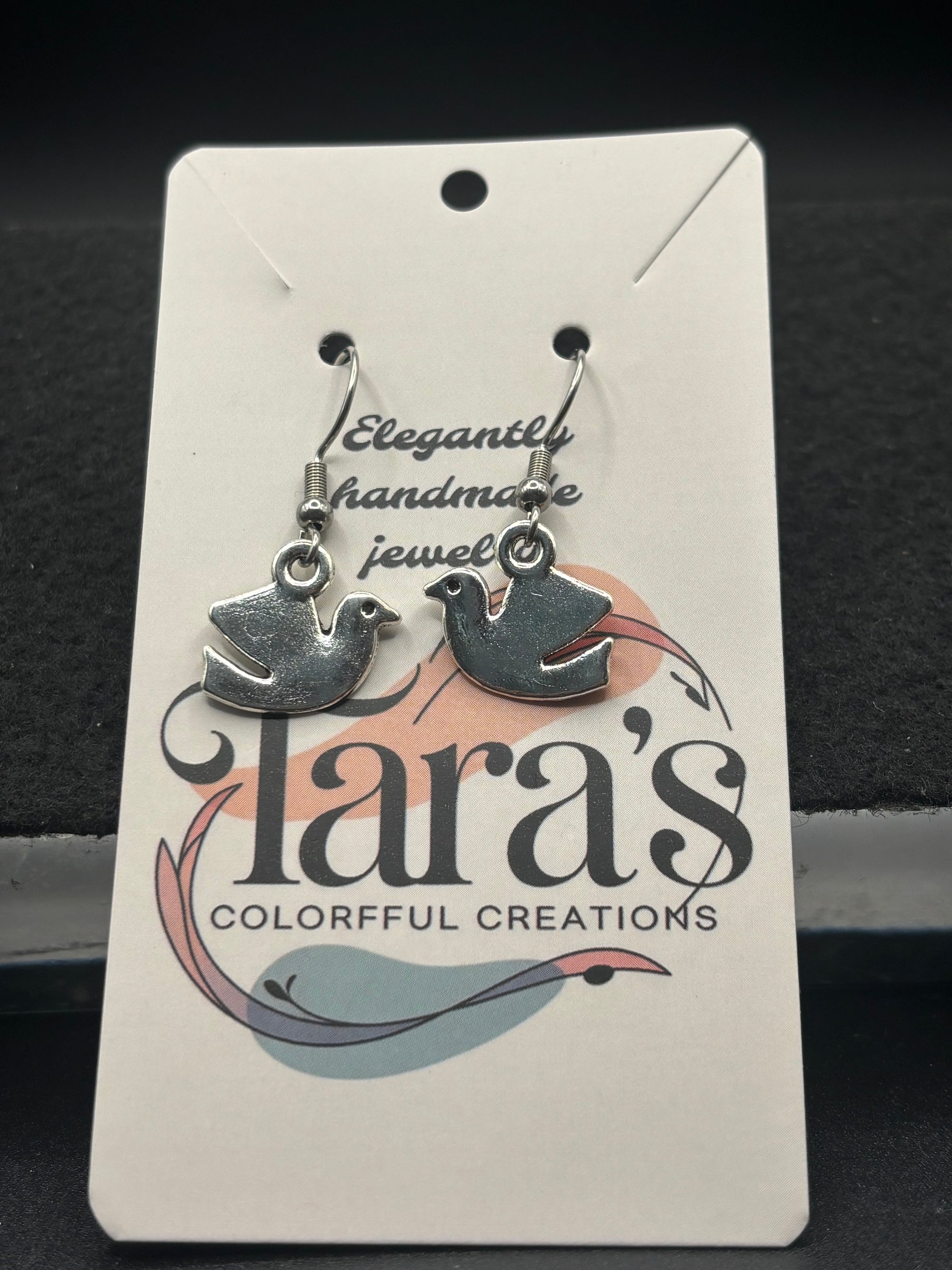 Doves In Flight Earrings