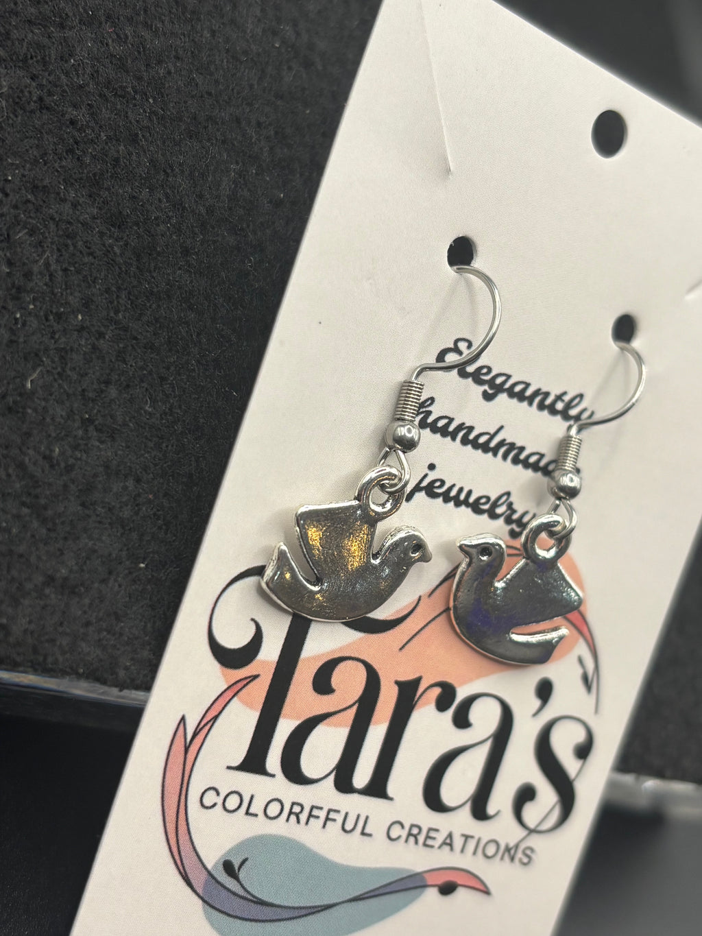 Doves In Flight Earrings