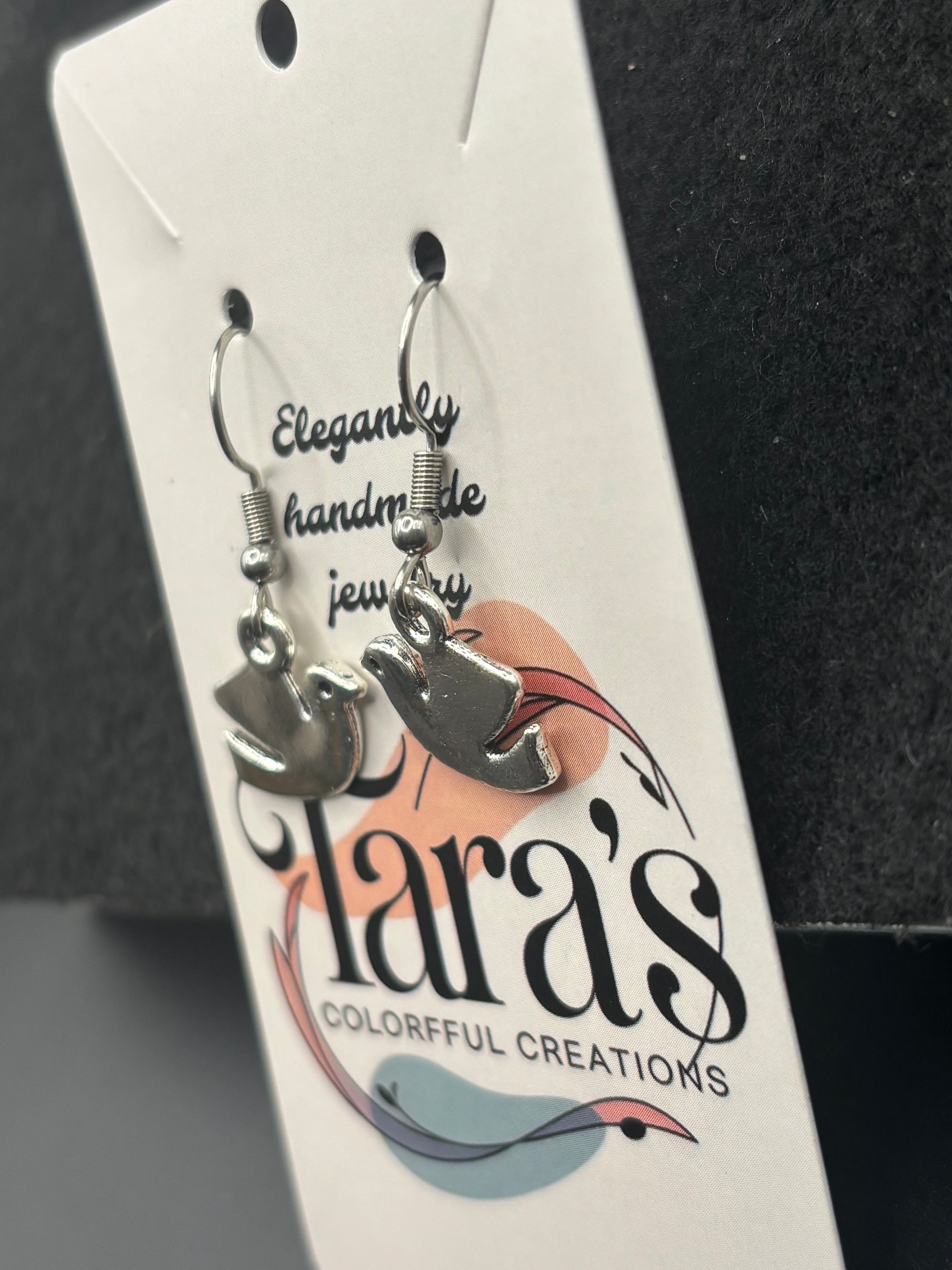 Doves In Flight Earrings