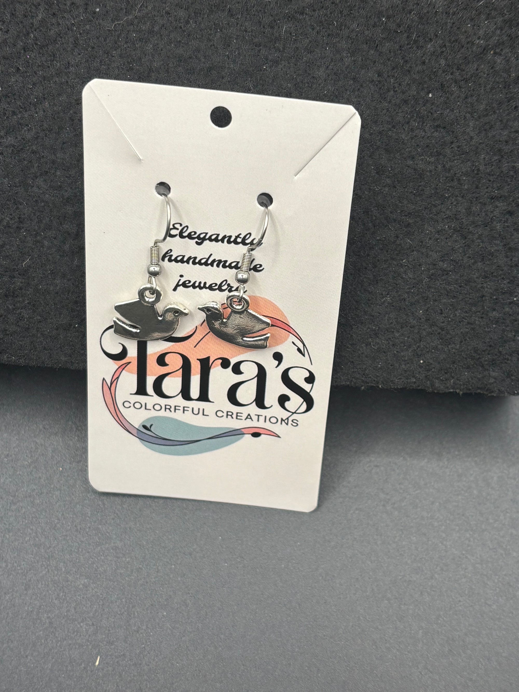 Doves In Flight Earrings