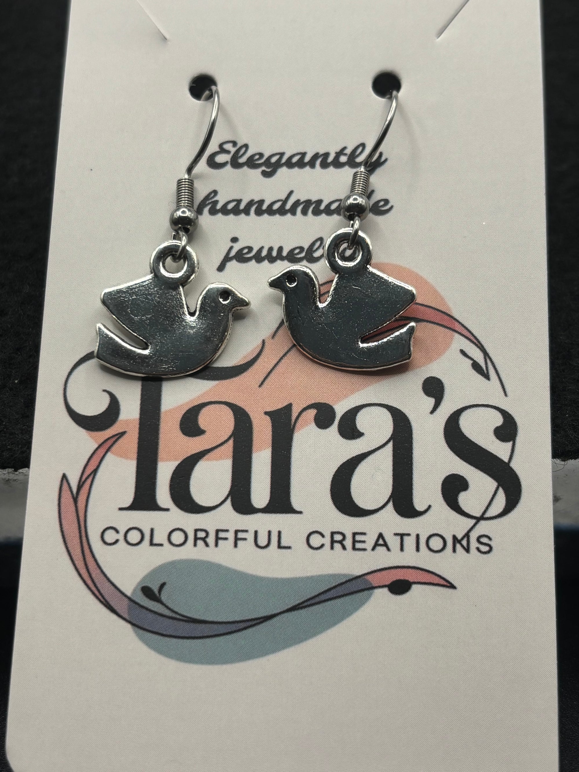 Doves In Flight Earrings