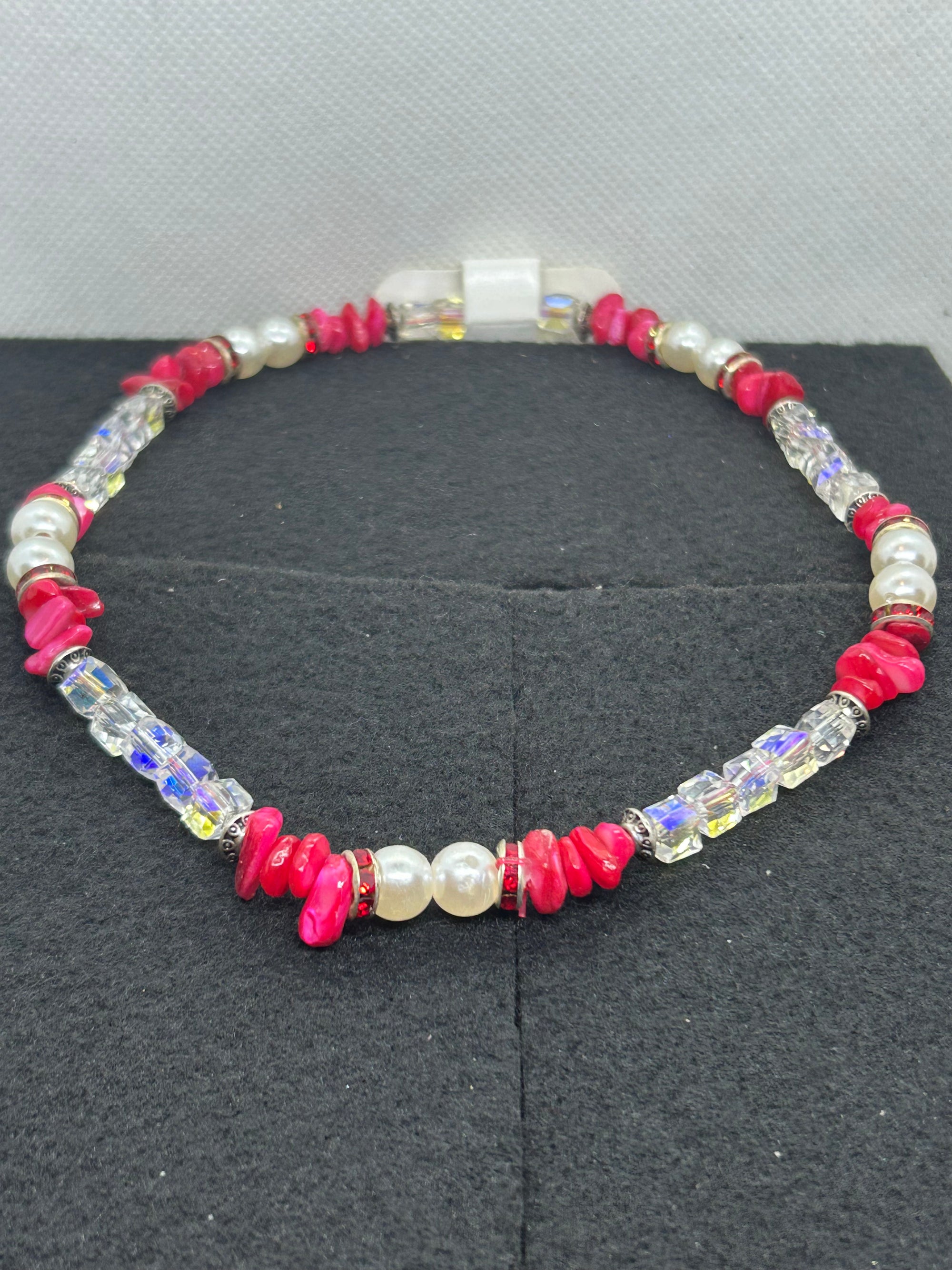 Red Natural Stone Beaded Bracelet