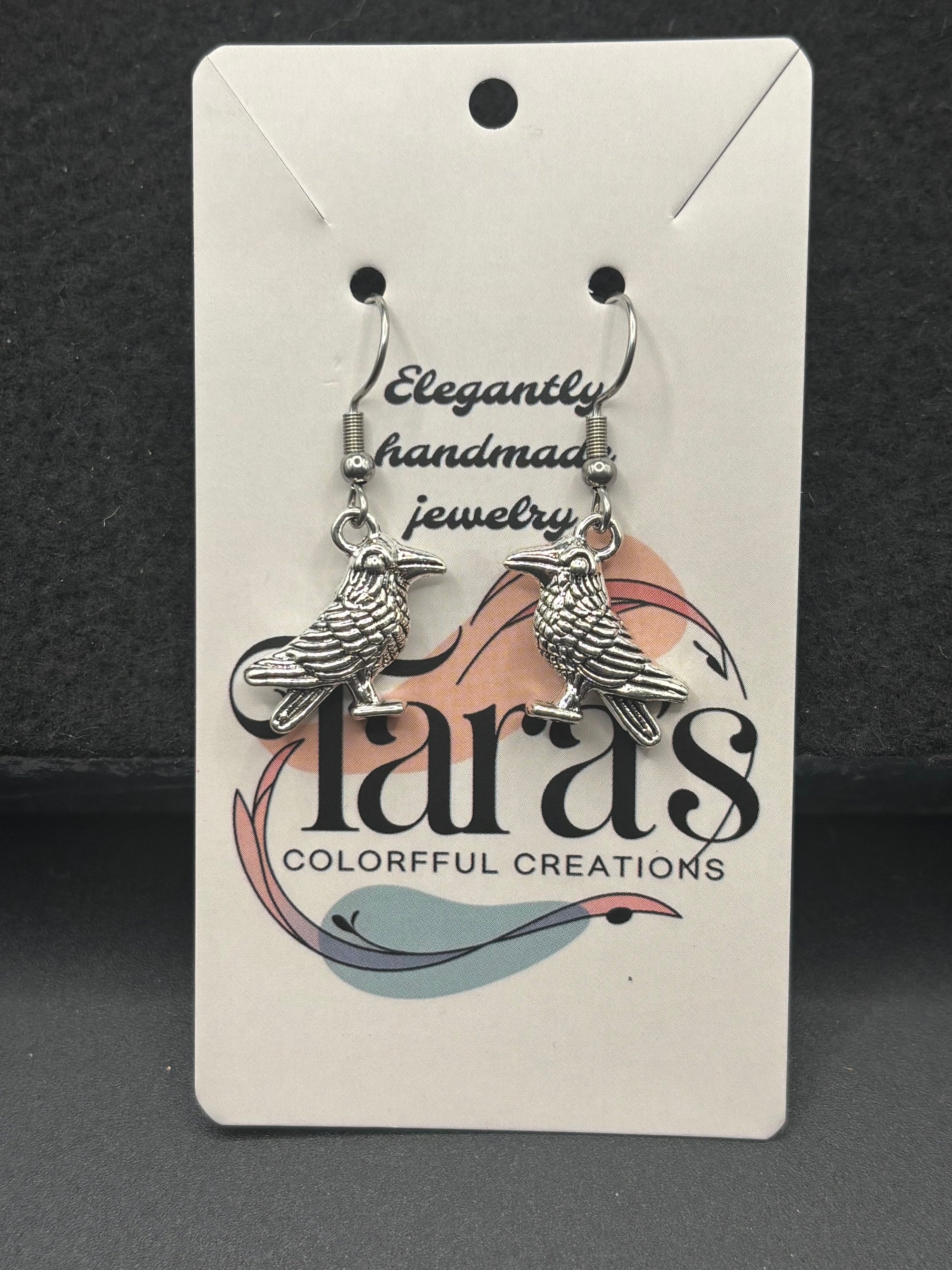 Crow Earrings