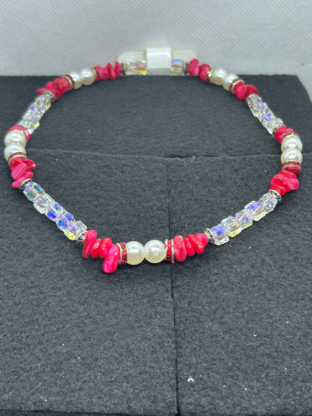 Red Natural Stone Beaded Bracelet