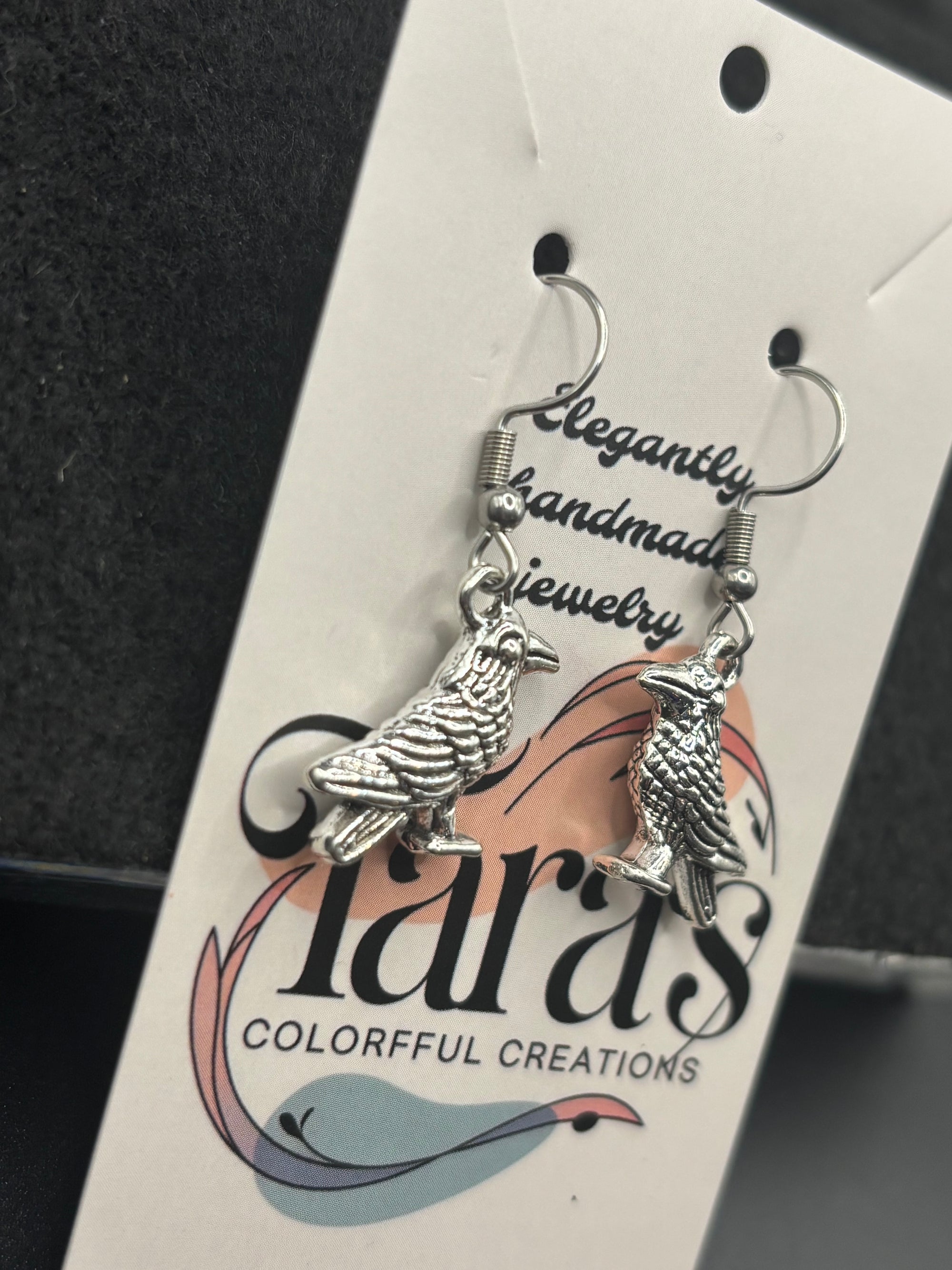 Crow Earrings